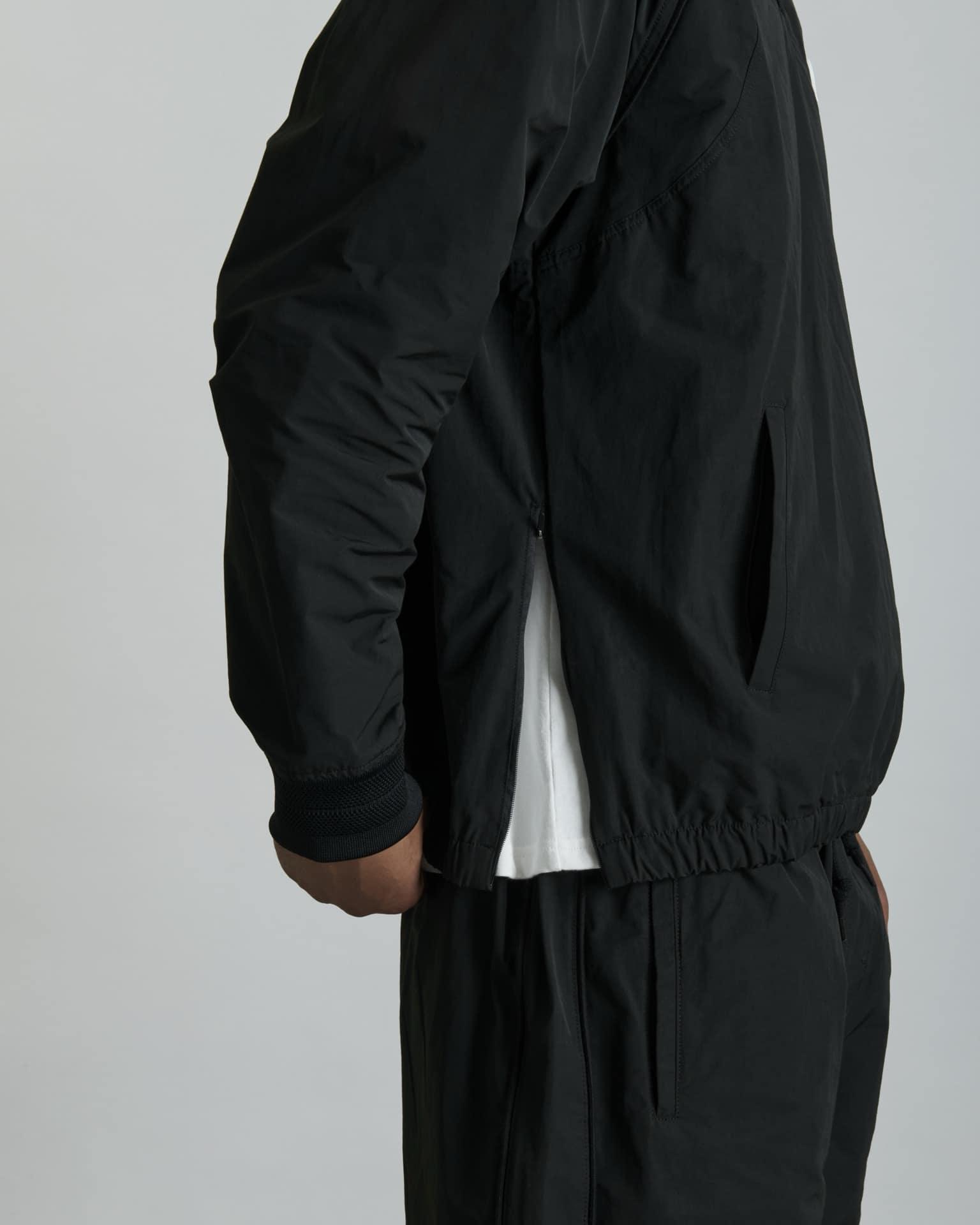 Larkin Black Track Pullover Jacket Male Product Image