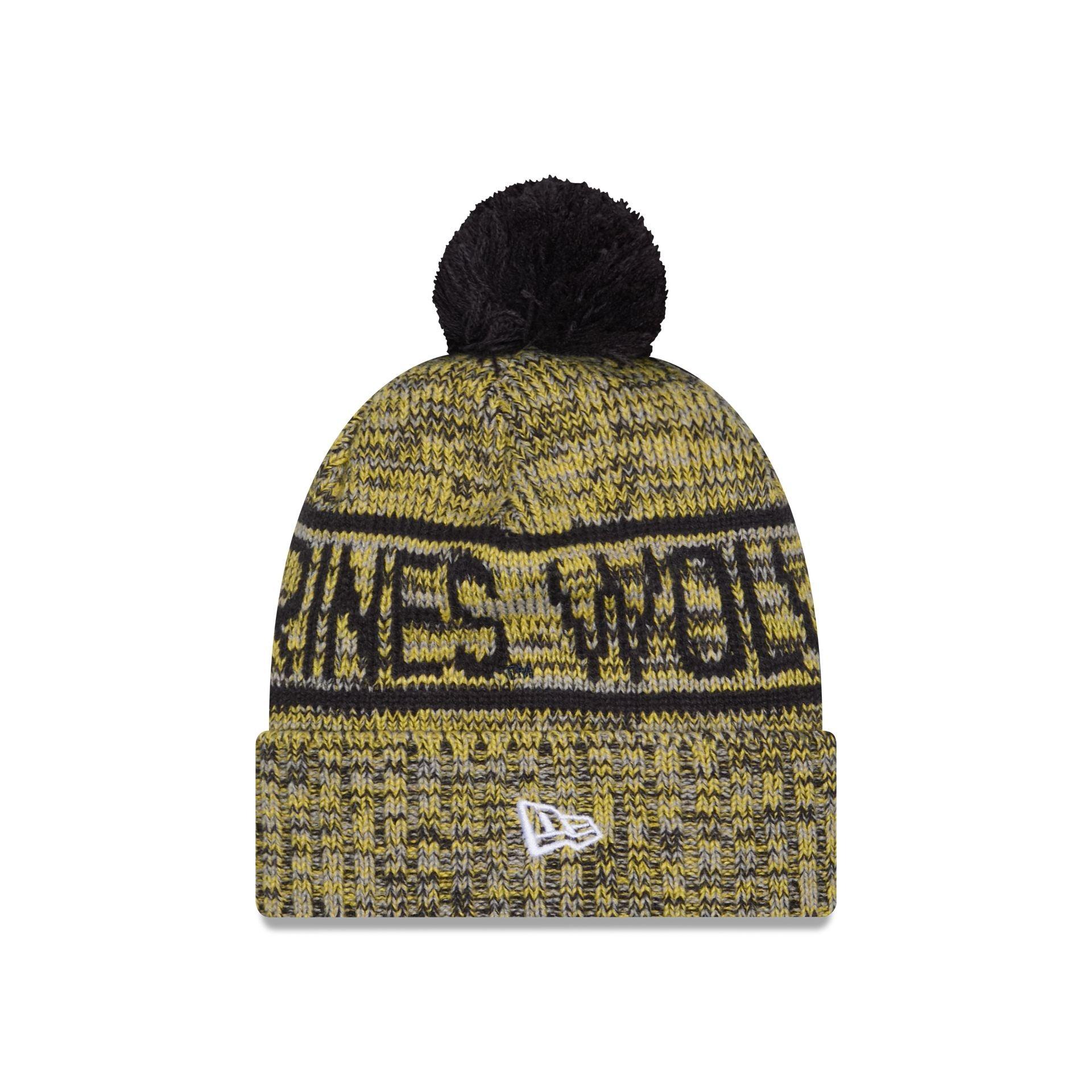 Michigan Wolverines Cold Weather Pom Knit Hat Male Product Image