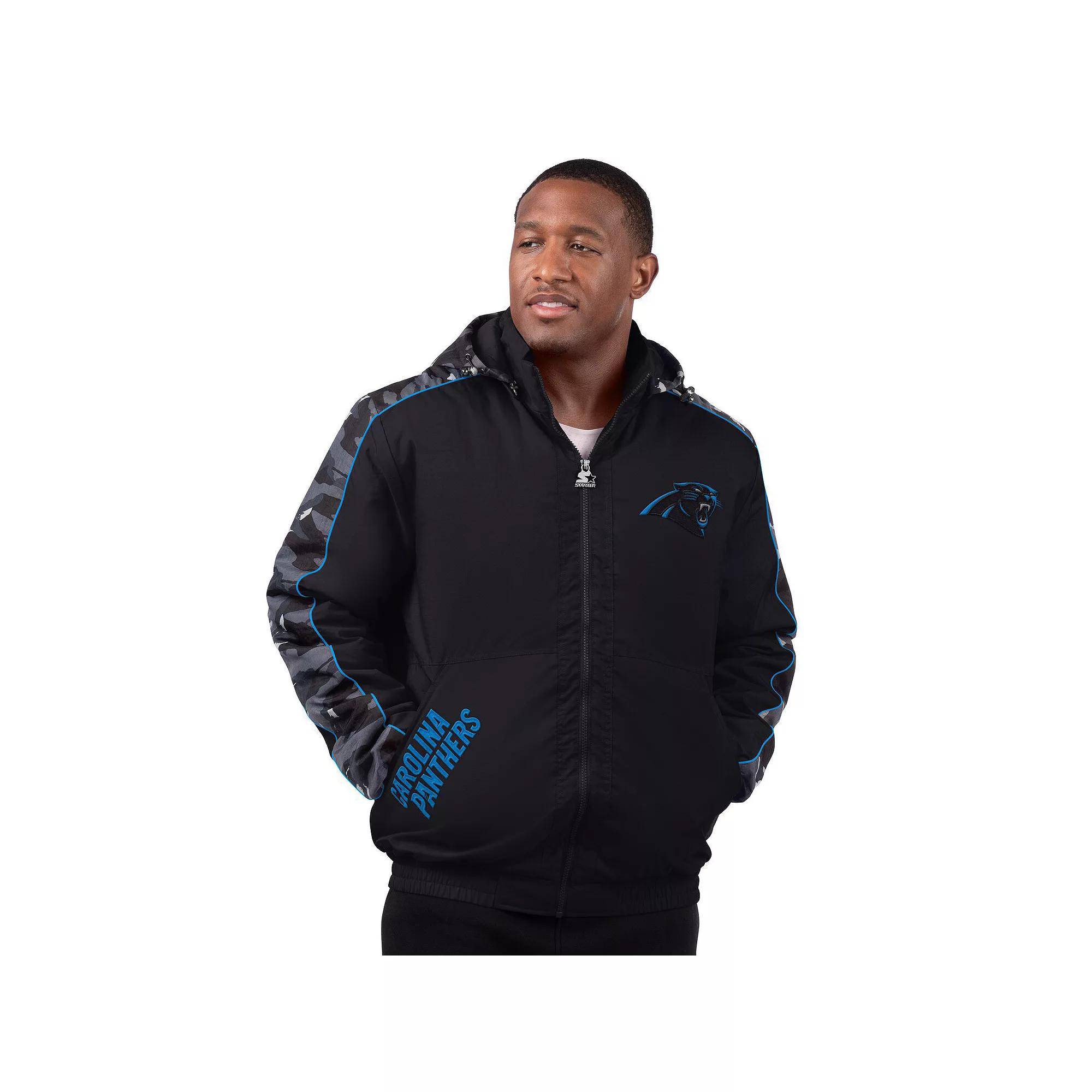Men's Starter Black New Orleans Saints Thursday Night Gridiron Full-Zip Jacket,  Product Image