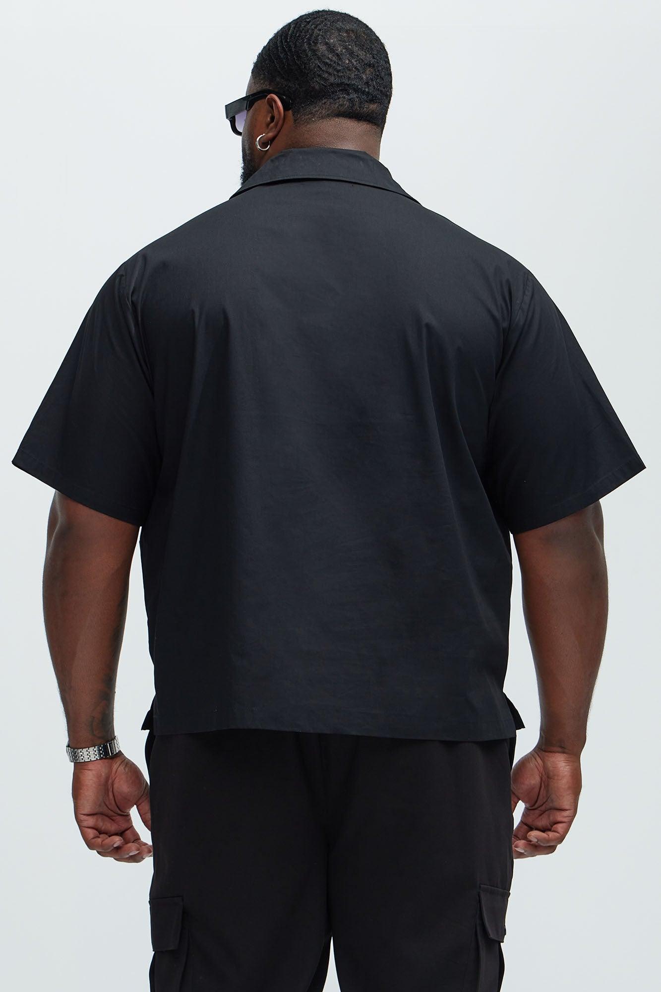 Deering Embroidery Shirt - Black Product Image