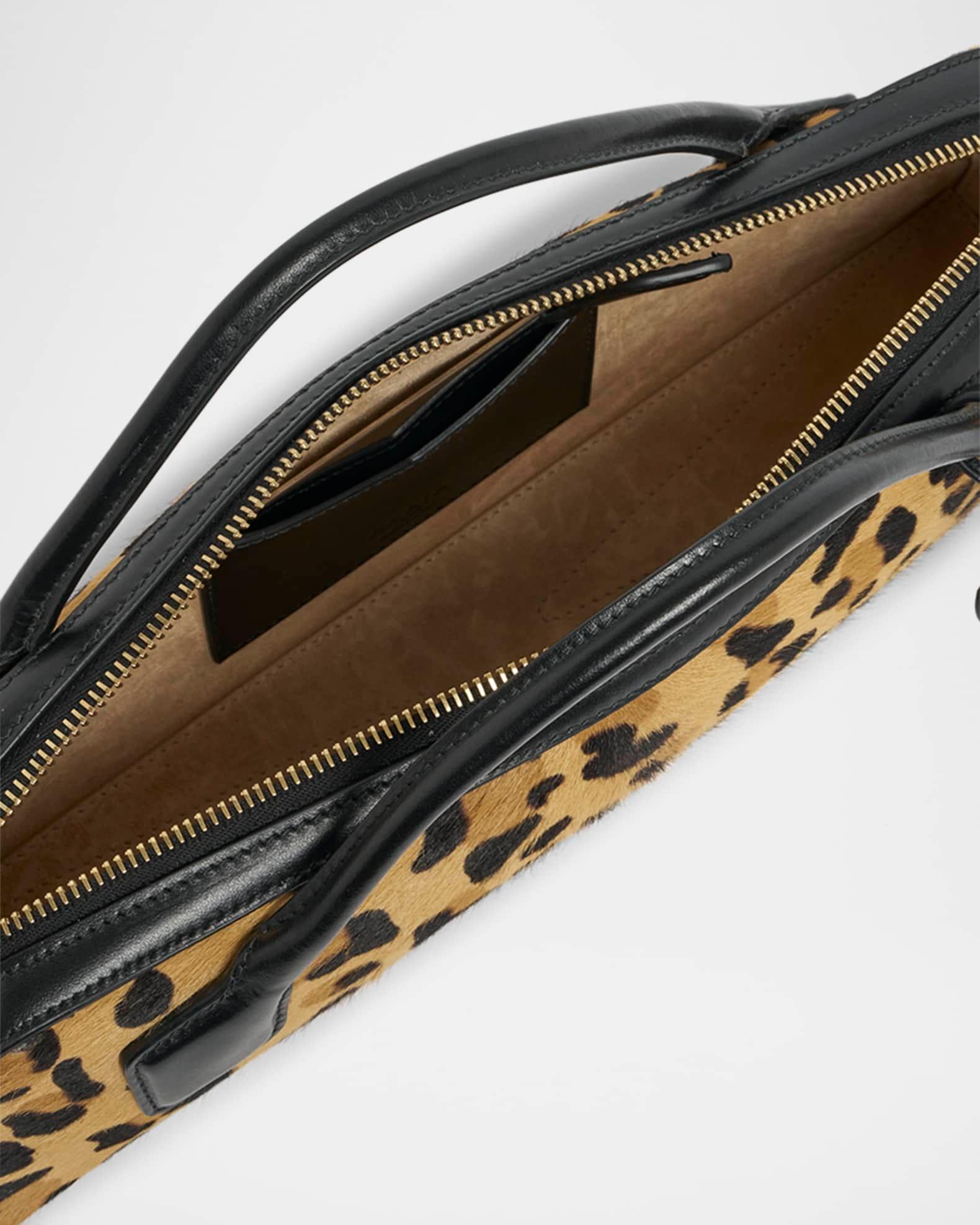 Le Teckel Clutch Bag in Leopard Calf Hair Product Image