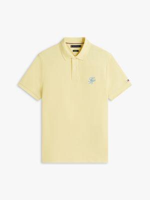 Regular Fit Script Monogram Pique Polo Product Image