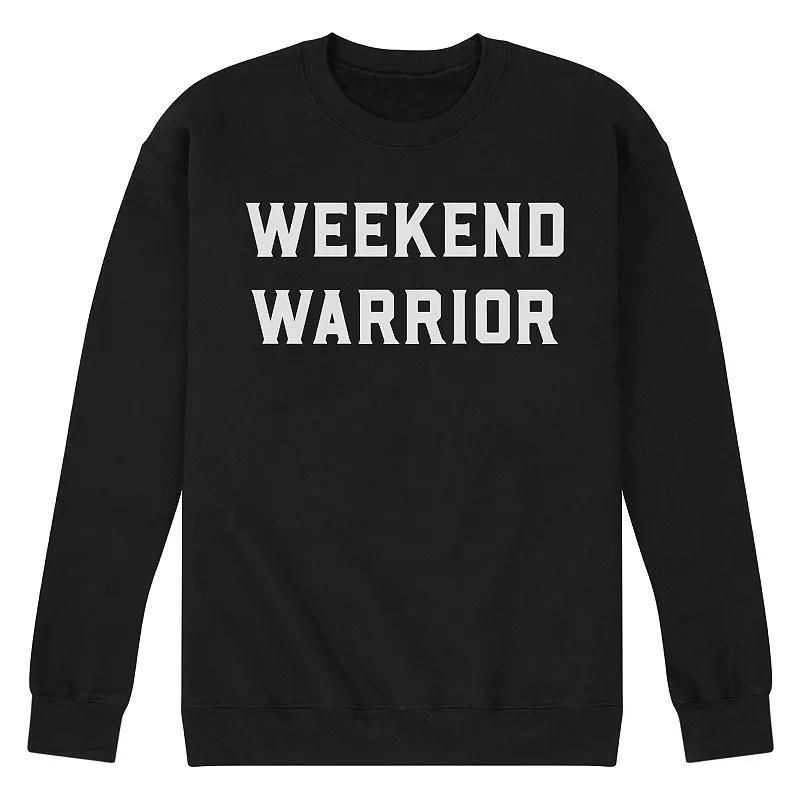 Mens Weekend Warrior Fleece Sweatshirt Pink Product Image