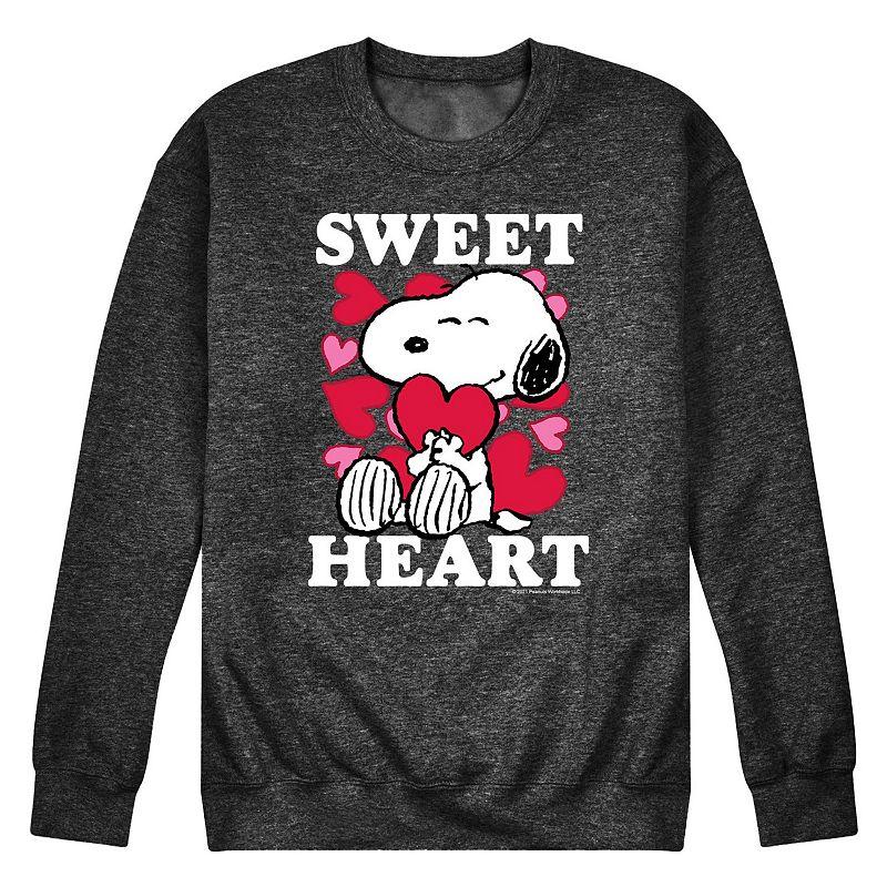 Men's Peanuts Sweetheart Fleece Sweatshirt,  Product Image