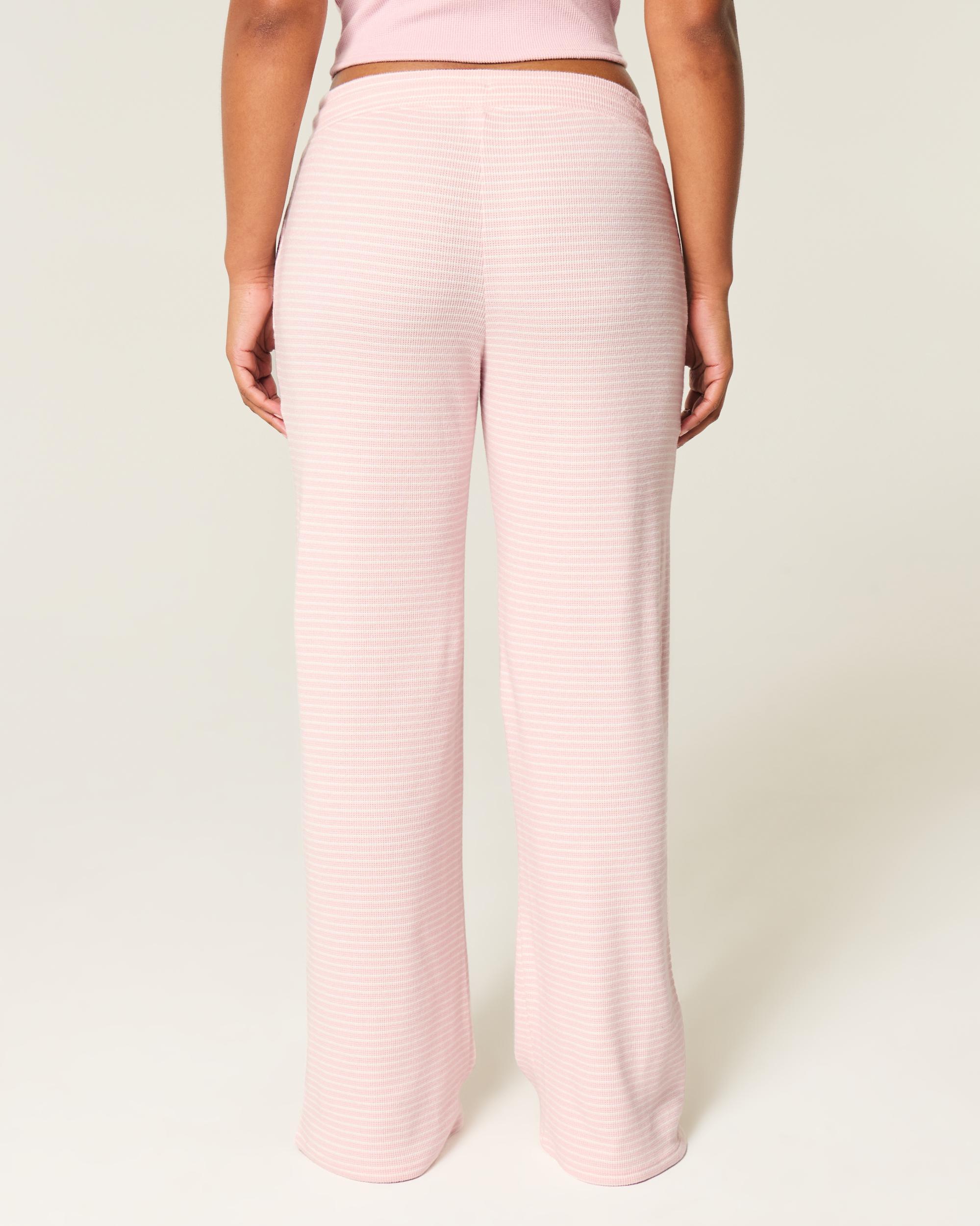 Gilly Hicks Waffle Lace Straight Pants Product Image