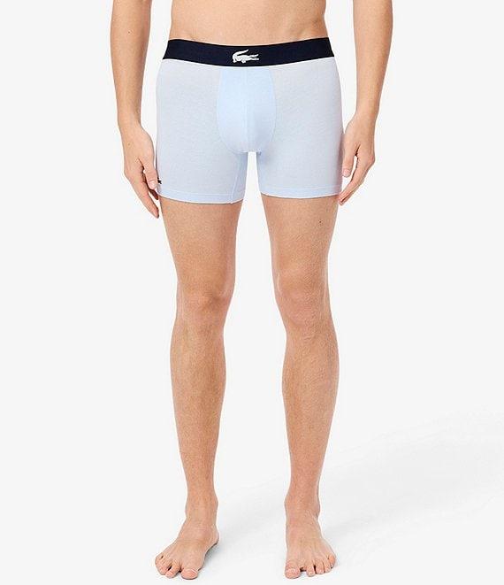Lacoste Big Croc 5#double; Inseam Boxer Briefs 3-Pack Product Image