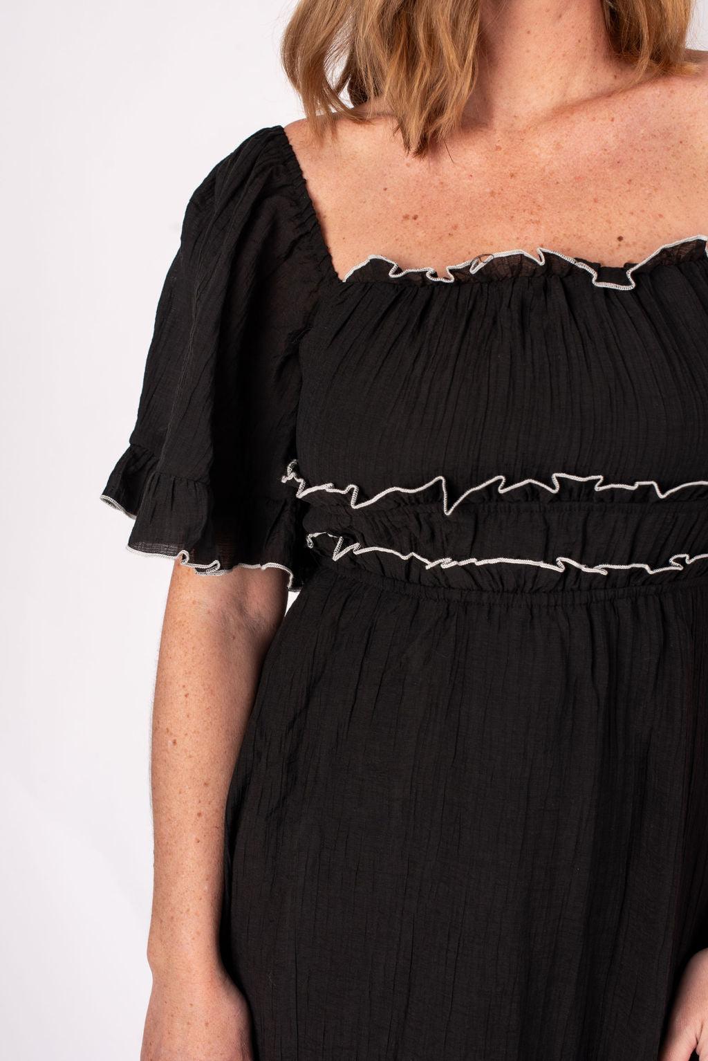 Brynn Short Sleeve Maxi Dress Product Image