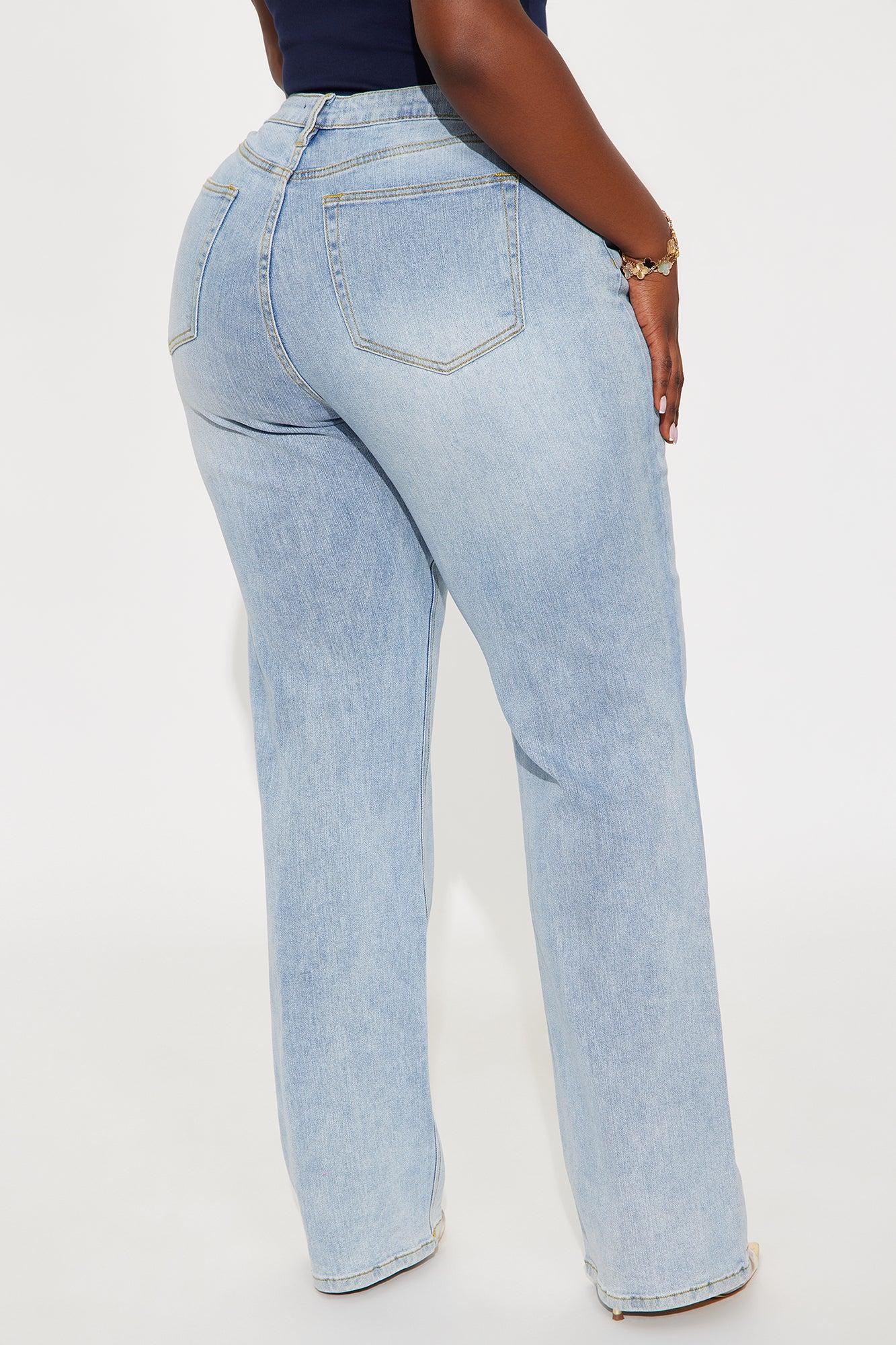 Tall Be Authentic Slouchy Stretch Straight Leg Jeans - Vintage Wash Female Product Image