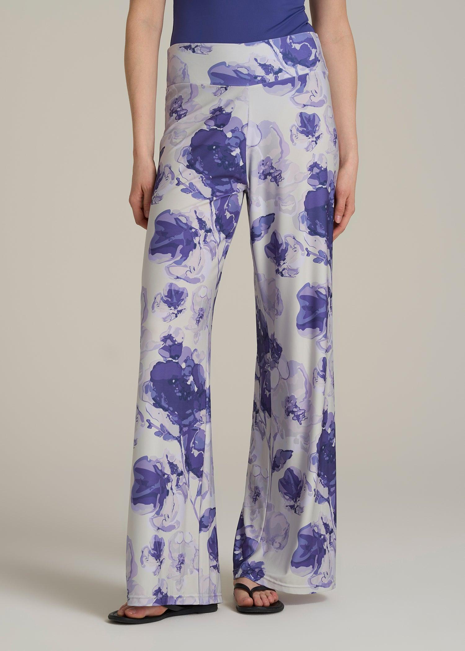 Pull On Breezy Wide Leg Pants for Tall Women in Petal Wash Female Product Image