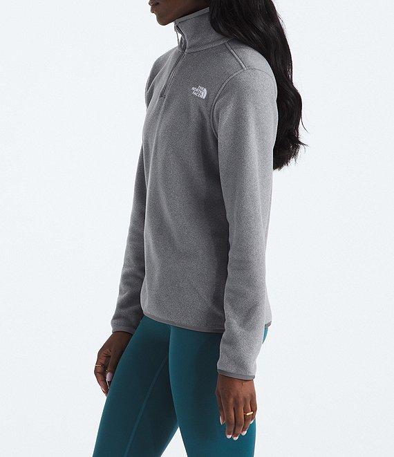 The North Face Glacier Fleece Stand Collar Contrast Trim Pullover Jacket Product Image