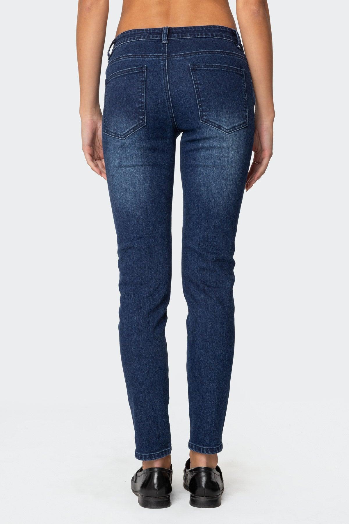 Rosalia Low Rise Skinny Jeans Product Image