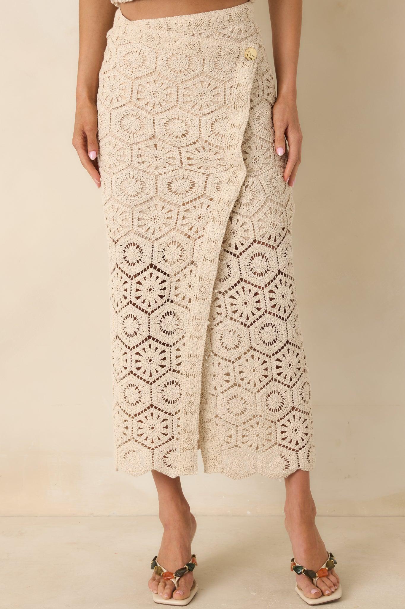 Z Supply Natural Raquel Lace Skirt Product Image