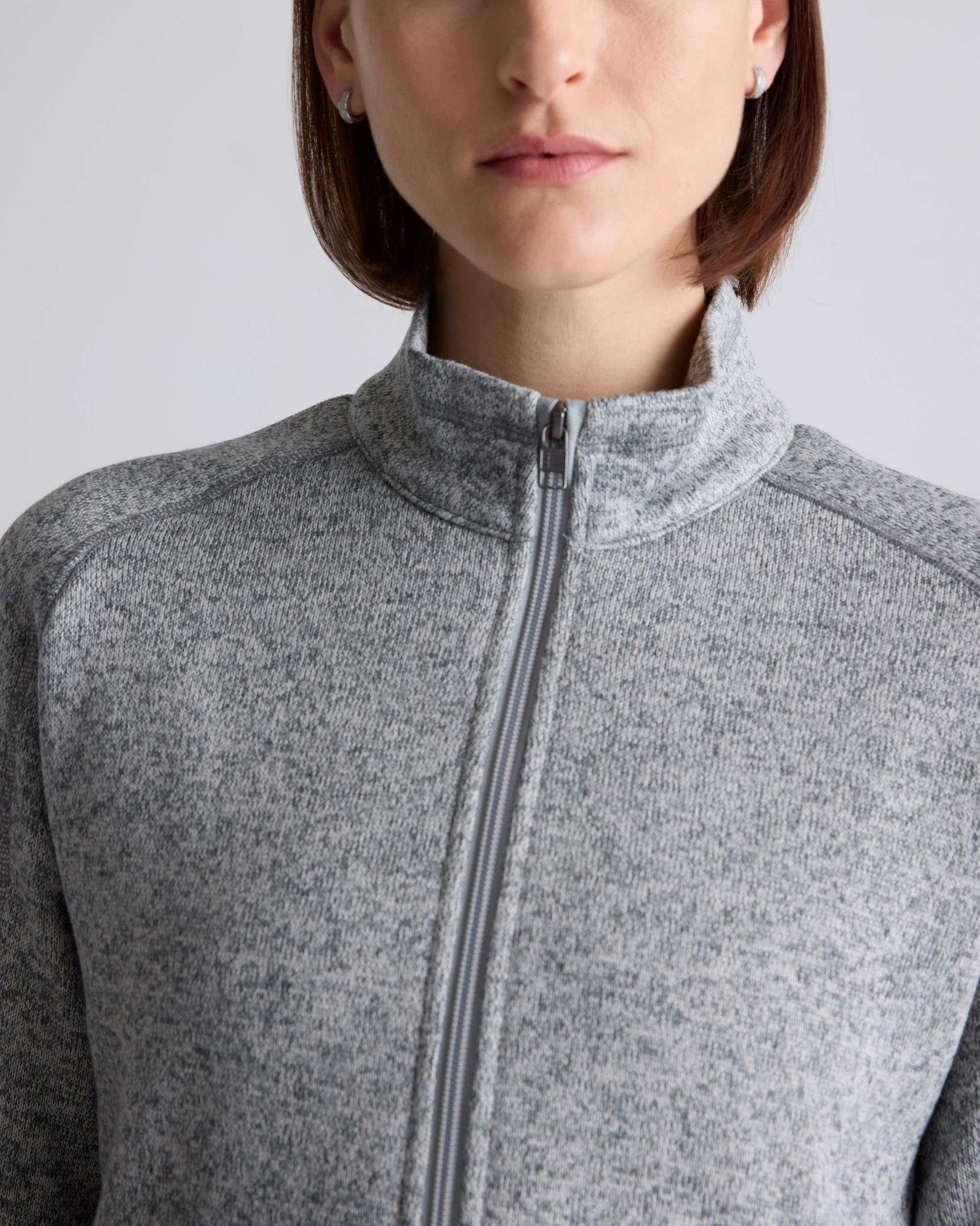 Quince | Women's Sweater-Knit Fleece Full-Zip Jacket Recycled Polyester Product Image
