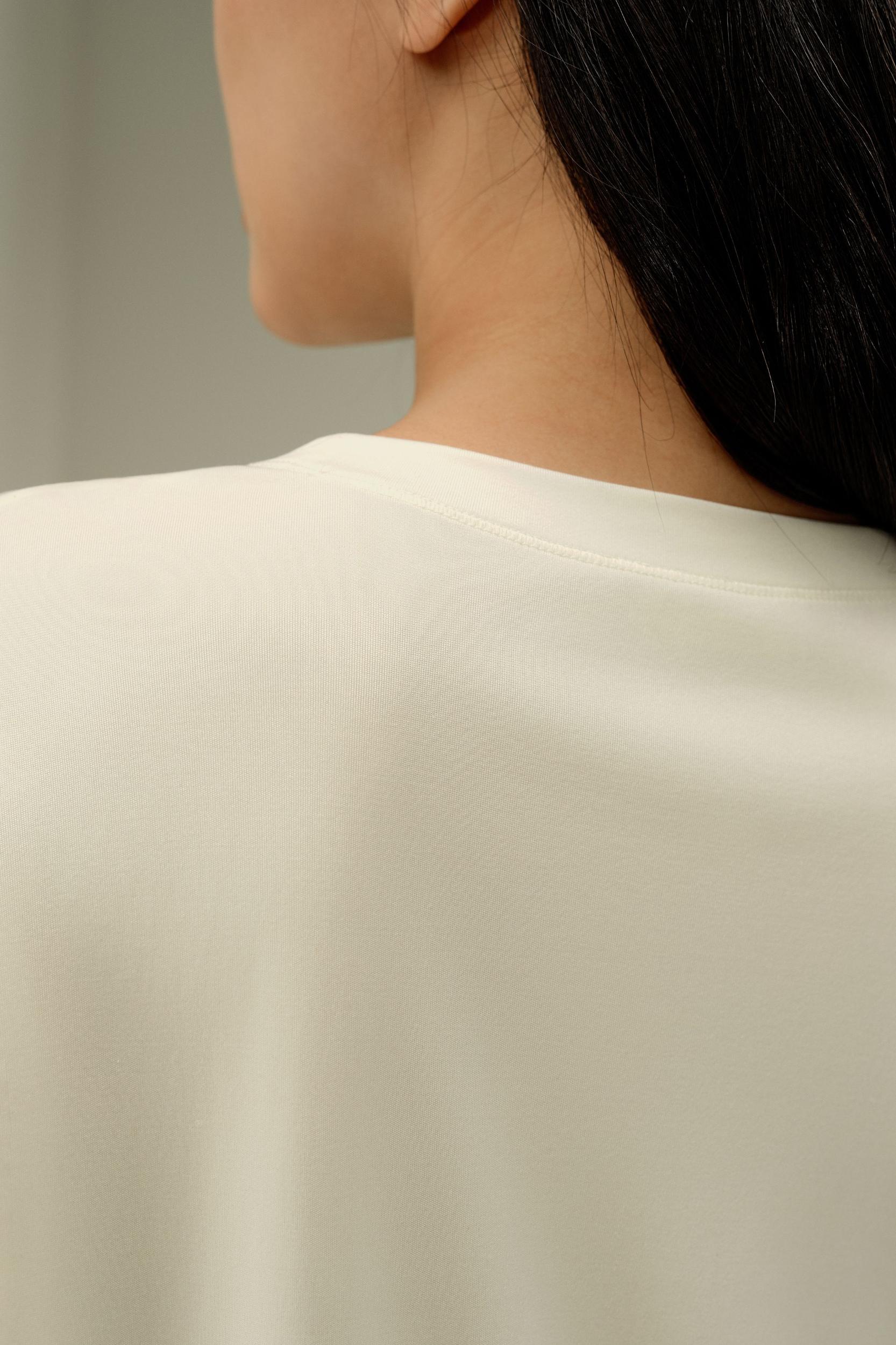 Oversized Silk Jersey Tee Product Image