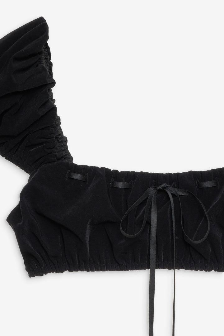 Cindy Crop Top — Black Product Image