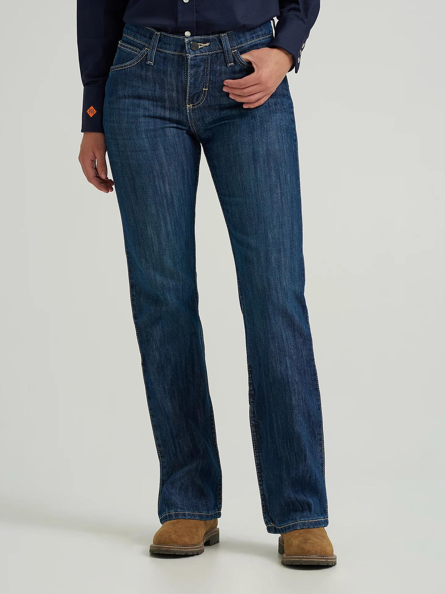 Women's Wrangler® FR Flame-Resistant Bootcut Jean | Women's JEANS | Wrangler® Product Image