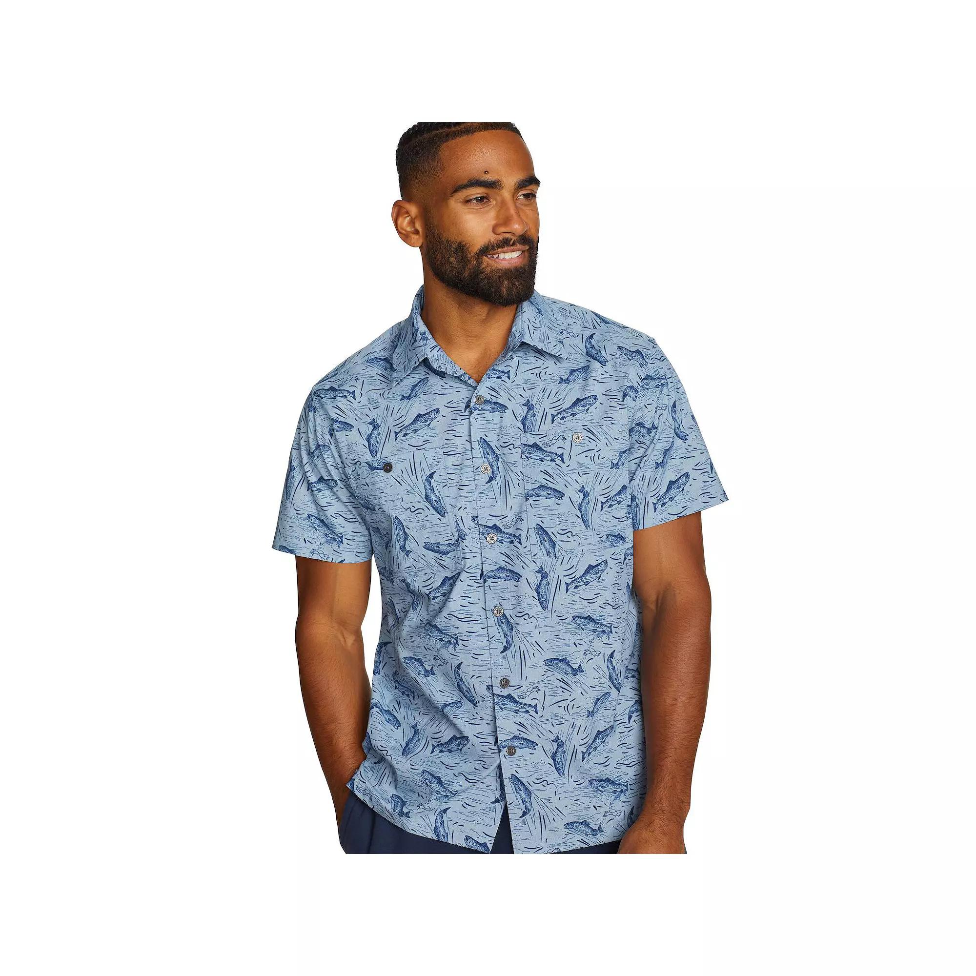 Men's Eddie Bauer Short Sleeve Rainier 3.0 Print Shirt,  Product Image