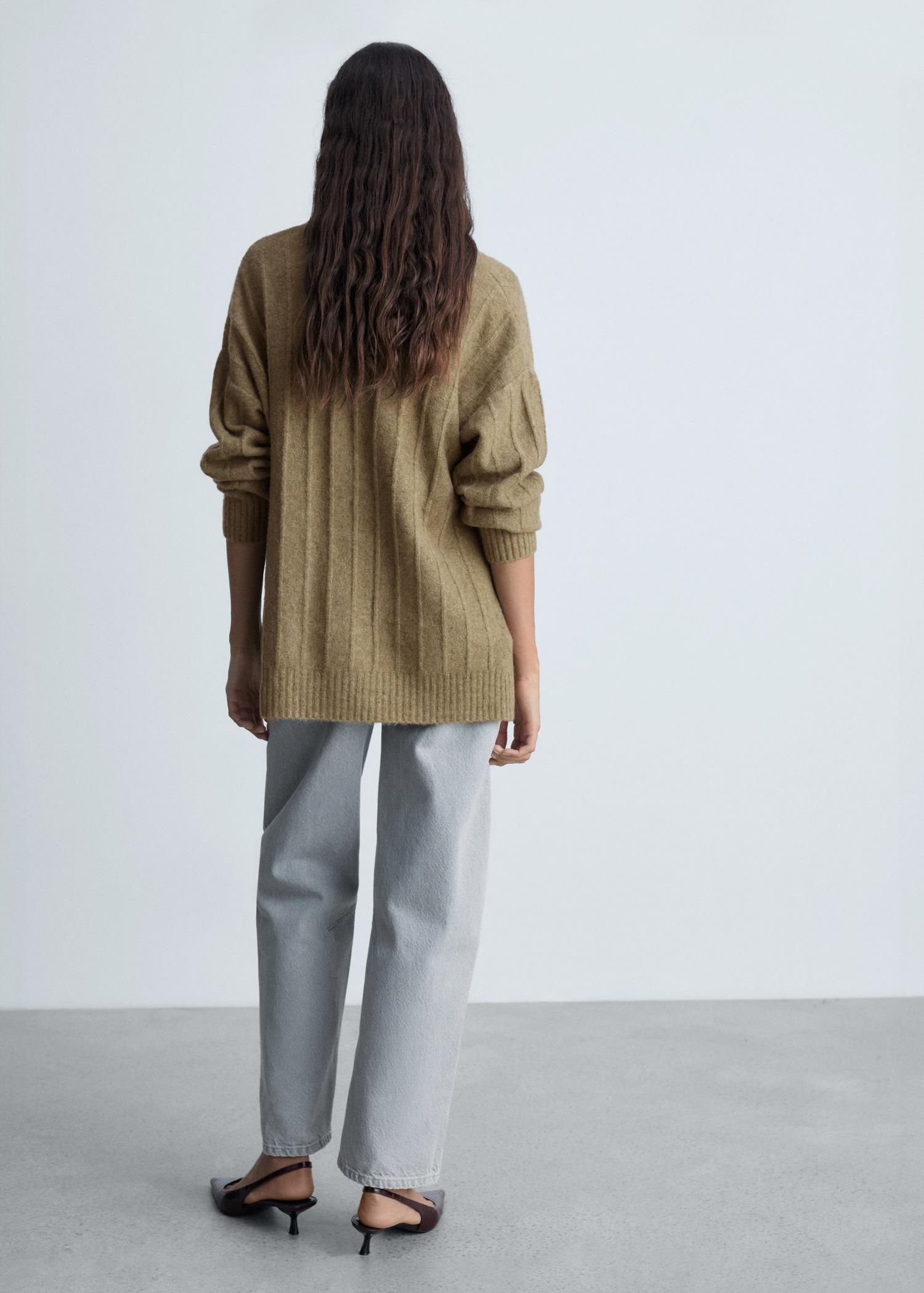 Buttoned long cardigan - Women | MANGO USA Product Image