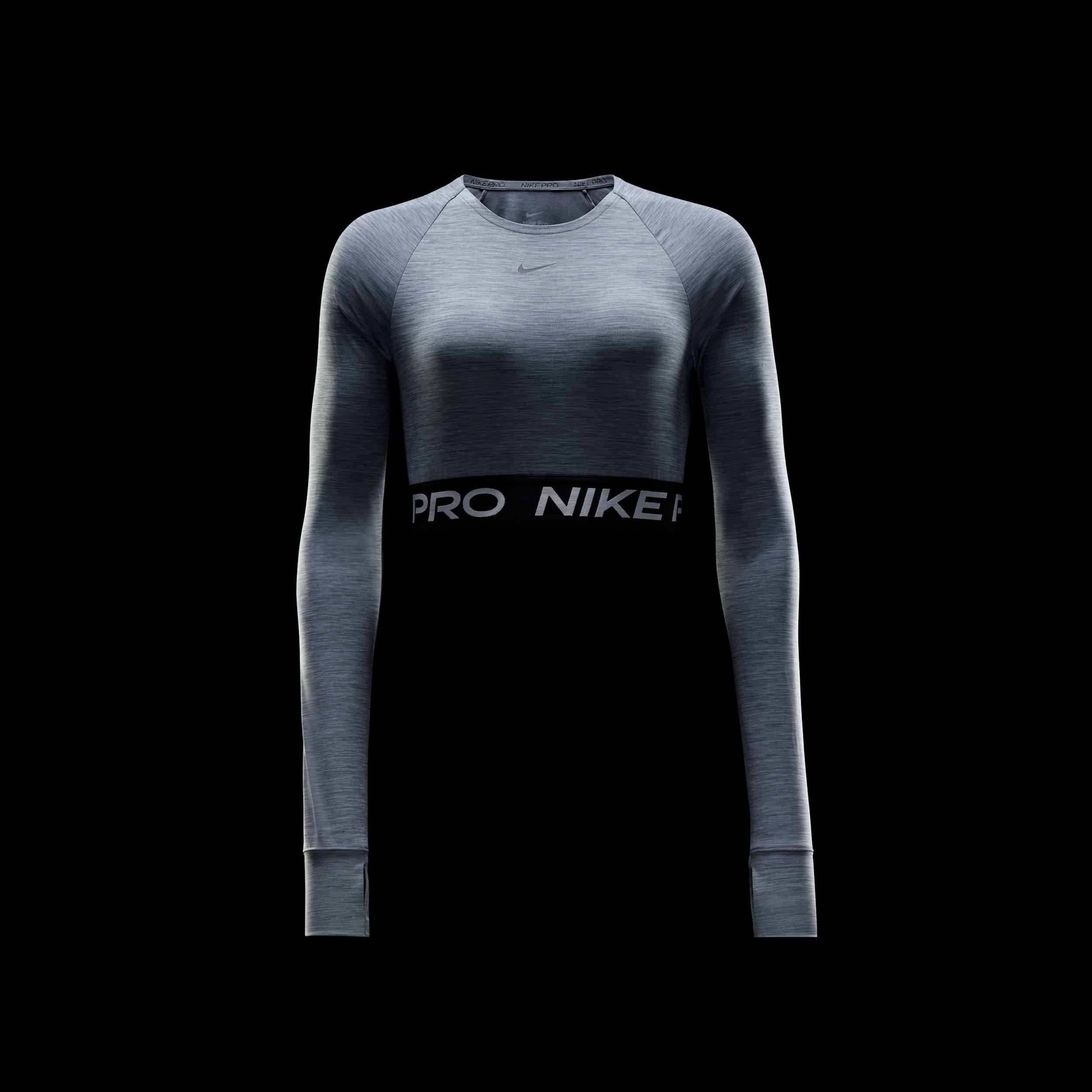 Women's Nike Pro Dri-FIT Cropped Long-Sleeve Top Product Image
