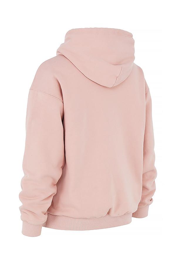 Halo  blush cotton fleece-back oversized hoodie - sale Product Image