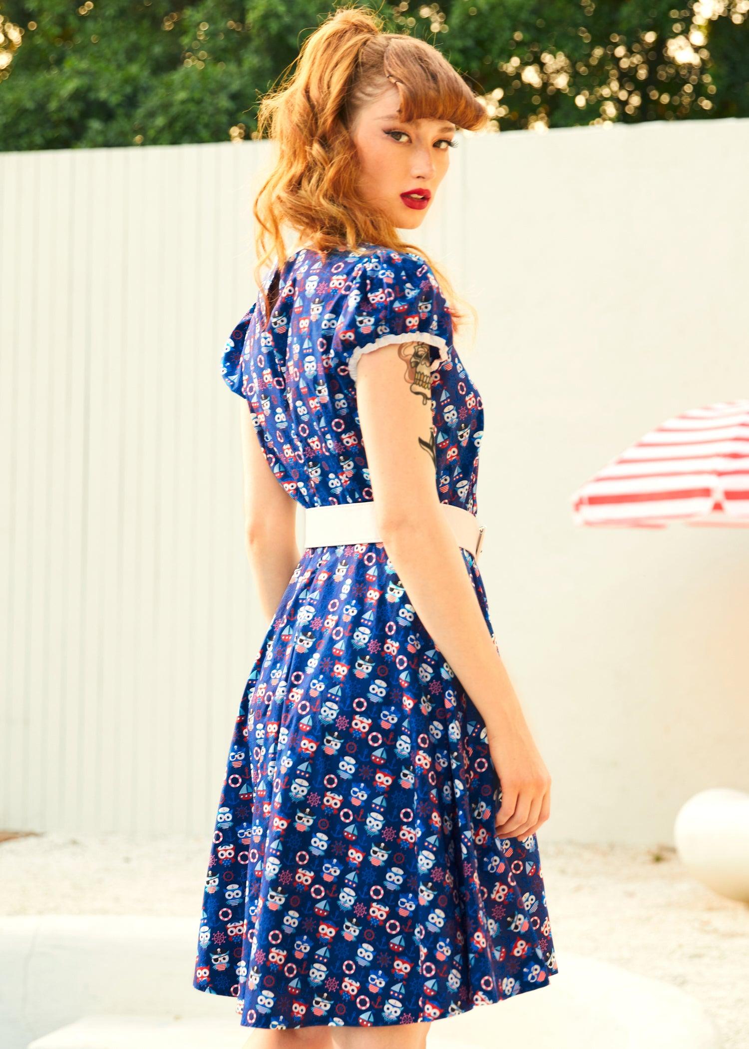 Drive In Delight Fit & Flare Dress Product Image