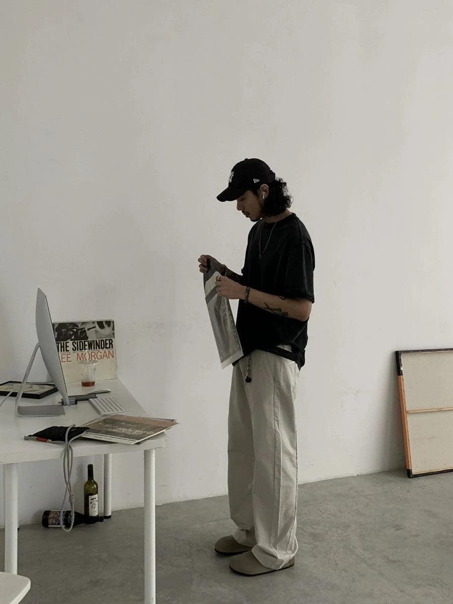 RT No. 18731 ARC SCIMITAR STRAIGHT PANTS Product Image