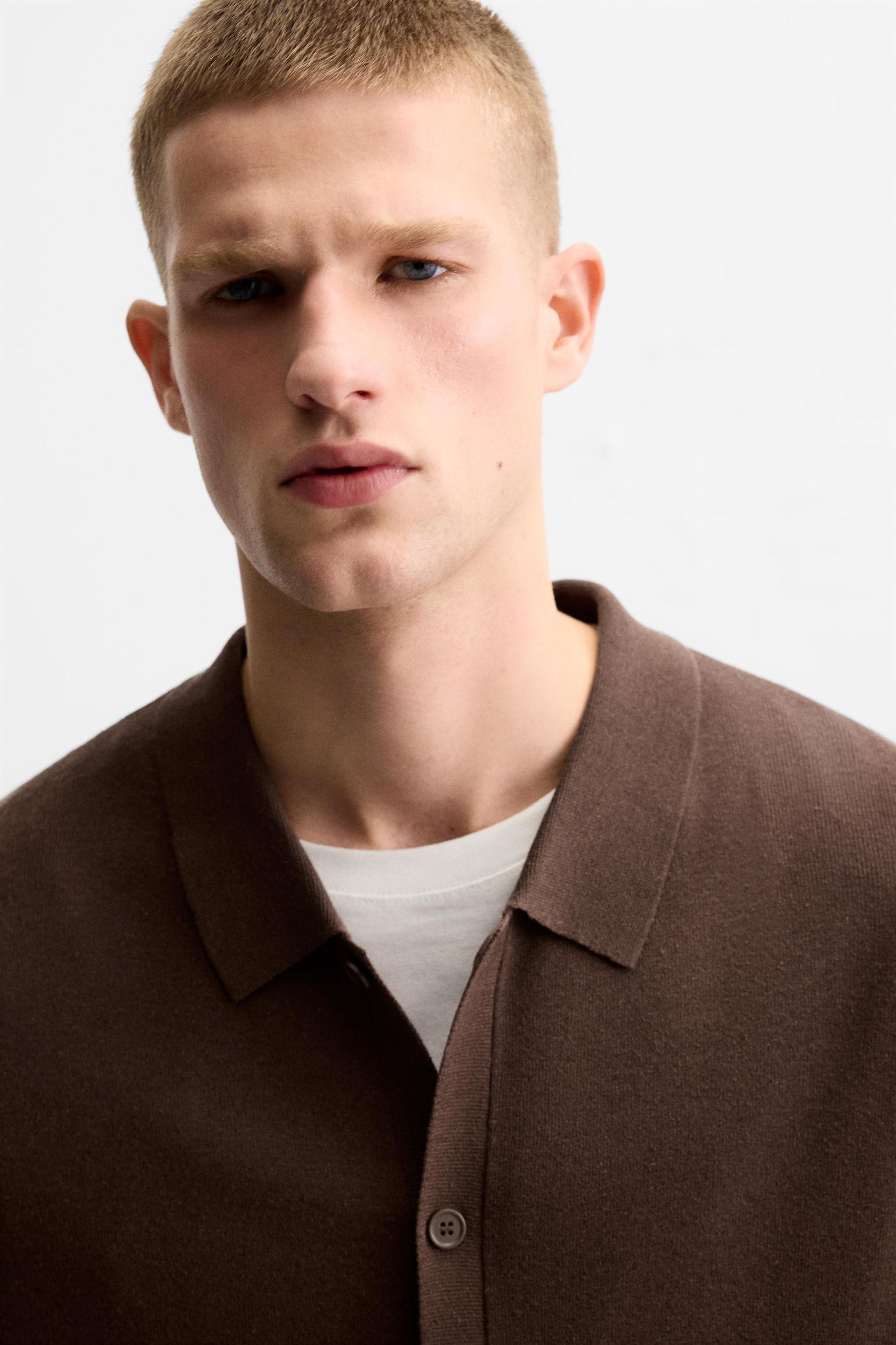 FLOWY KNIT SHIRT Product Image