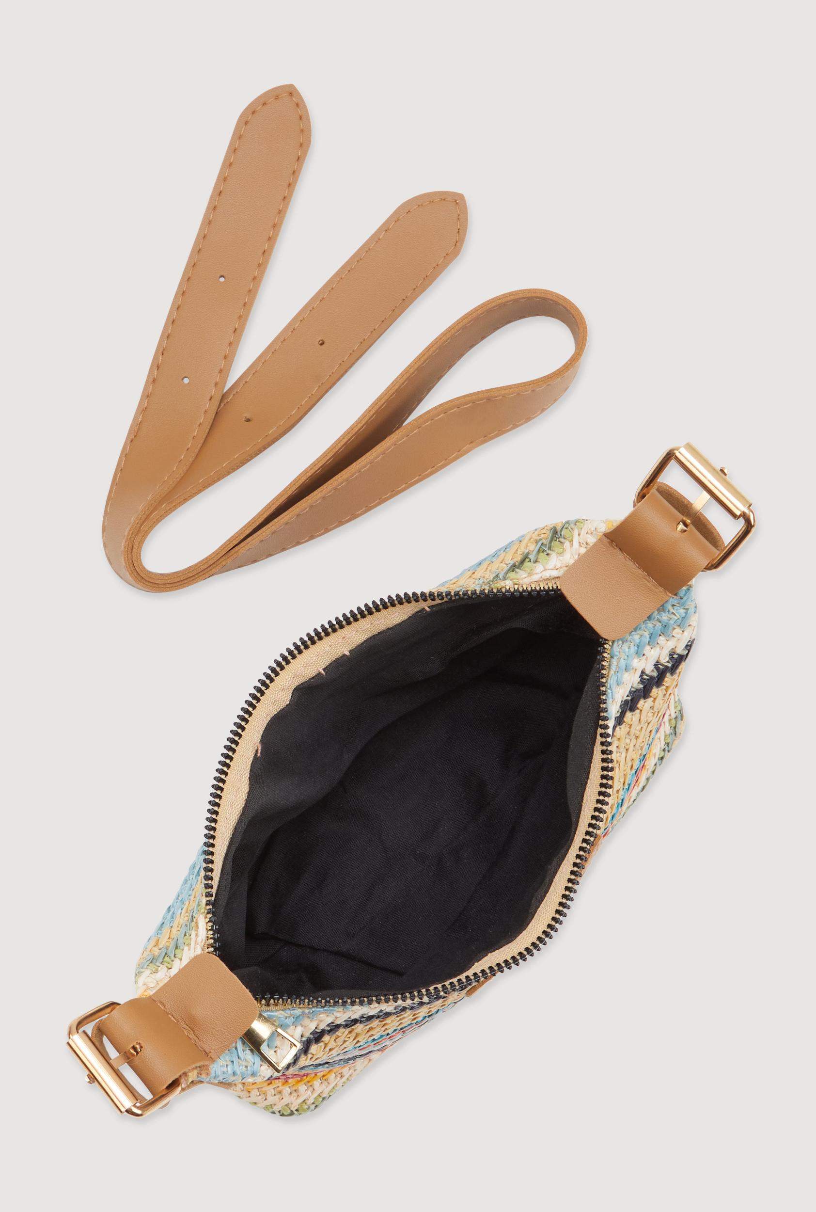 Trendy Multi Color Striped Shoulder Bag Female Product Image