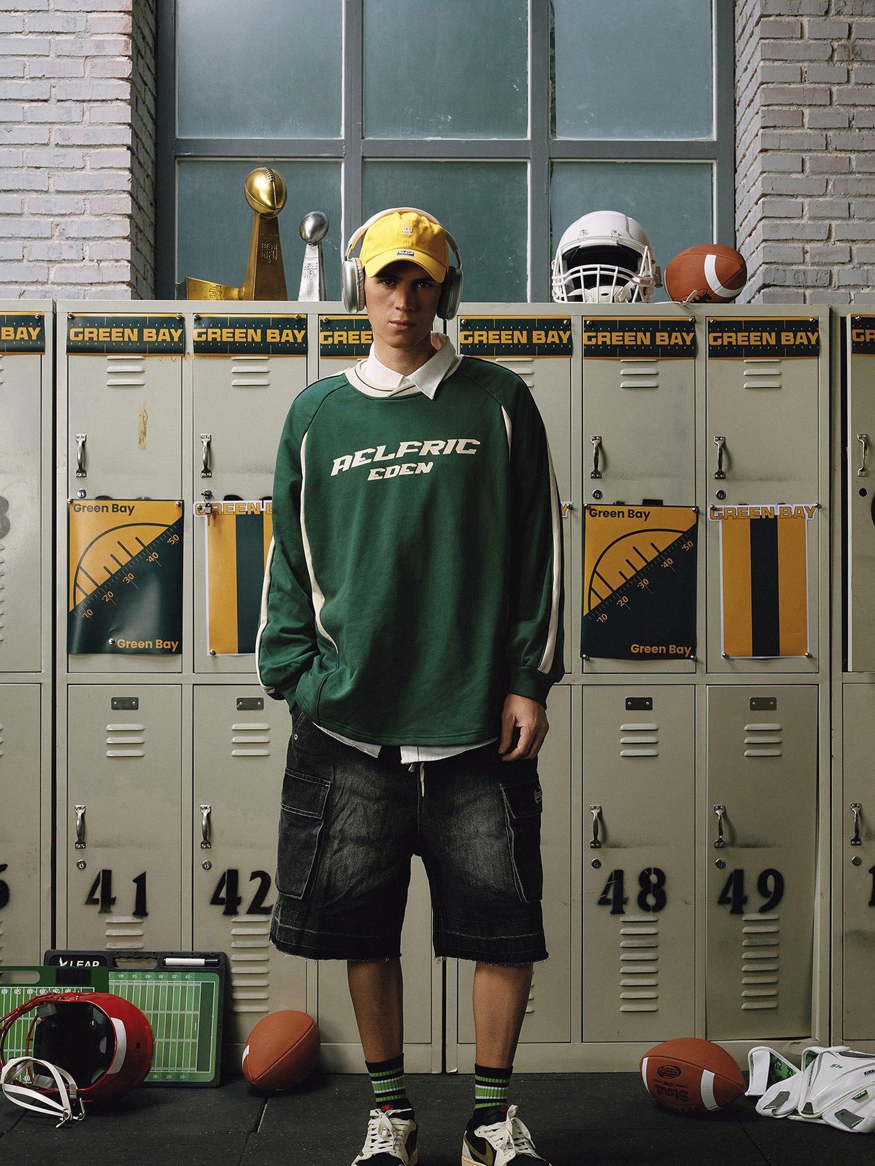 Aelfric Eden Vintage patchwork Sweatshirt Product Image