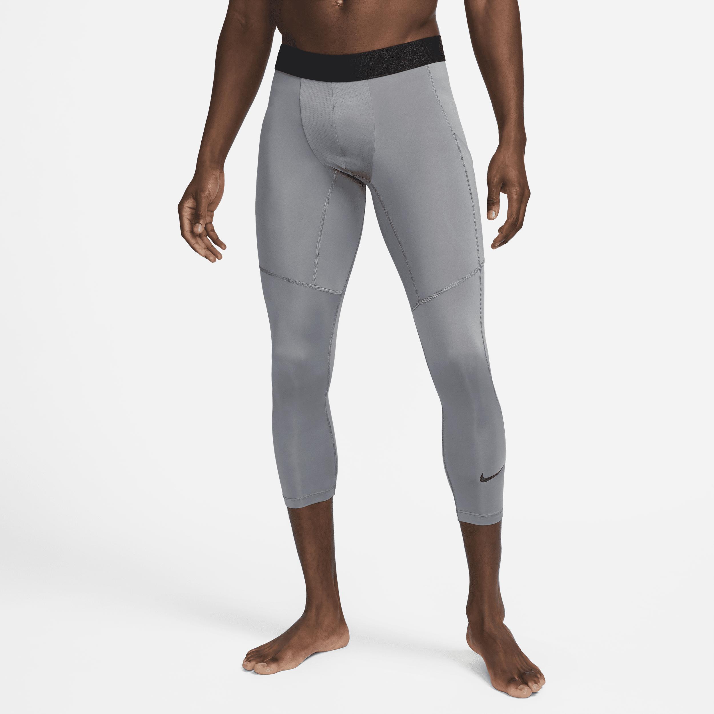 Mens Nike Pro Dri-FIT 3/4-Length Fitness Tights | FB7950-084 Product Image