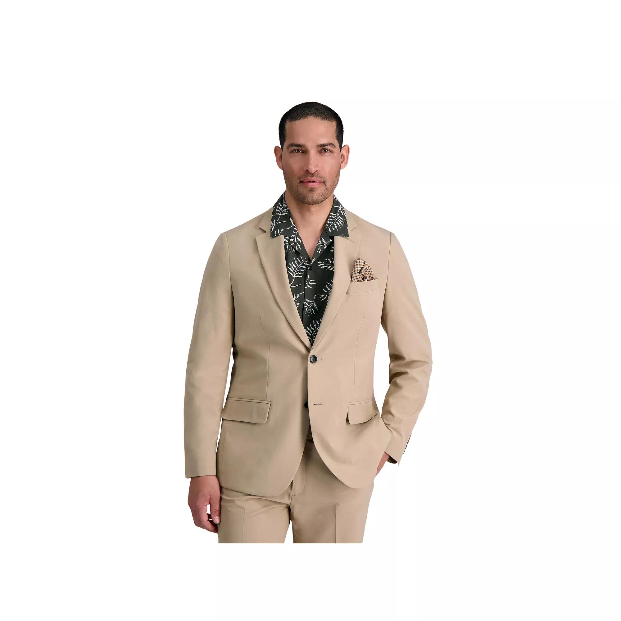 Mens Haggar Smart Wash Sorona Slim-Fit Suit Jacket Green Product Image