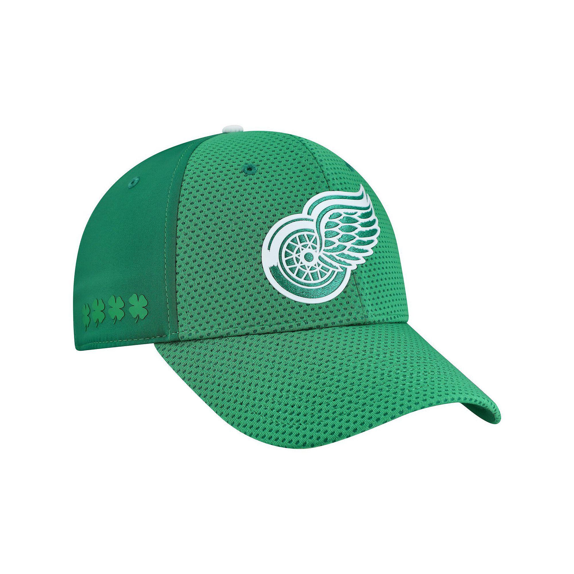 Men's Fanatics Kelly Green Detroit Red Wings Authentic Pro St. Patrick's Day Flex Hat, Size: Medium/Large Product Image
