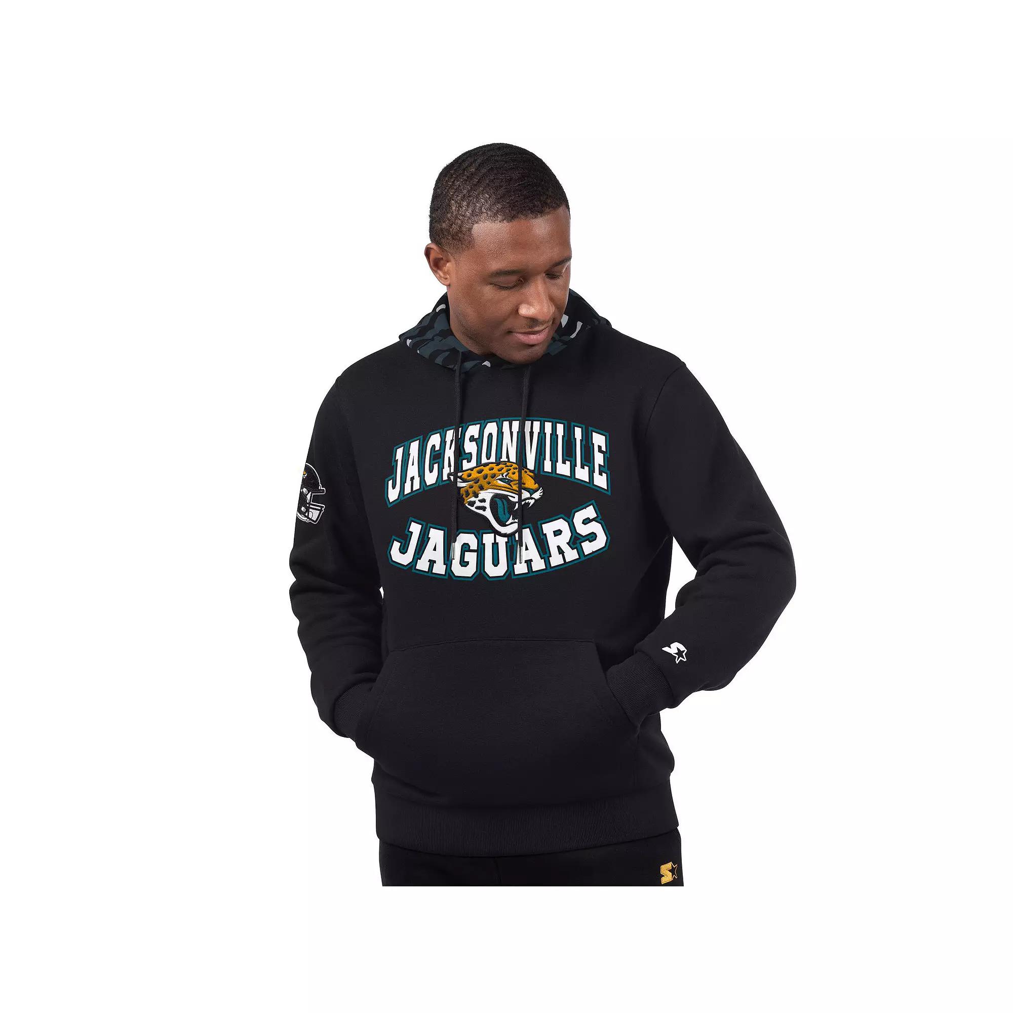 Men's Starter Black Jacksonville Jaguars Thursday Night Gridiron Pullover Hoodie,  Product Image