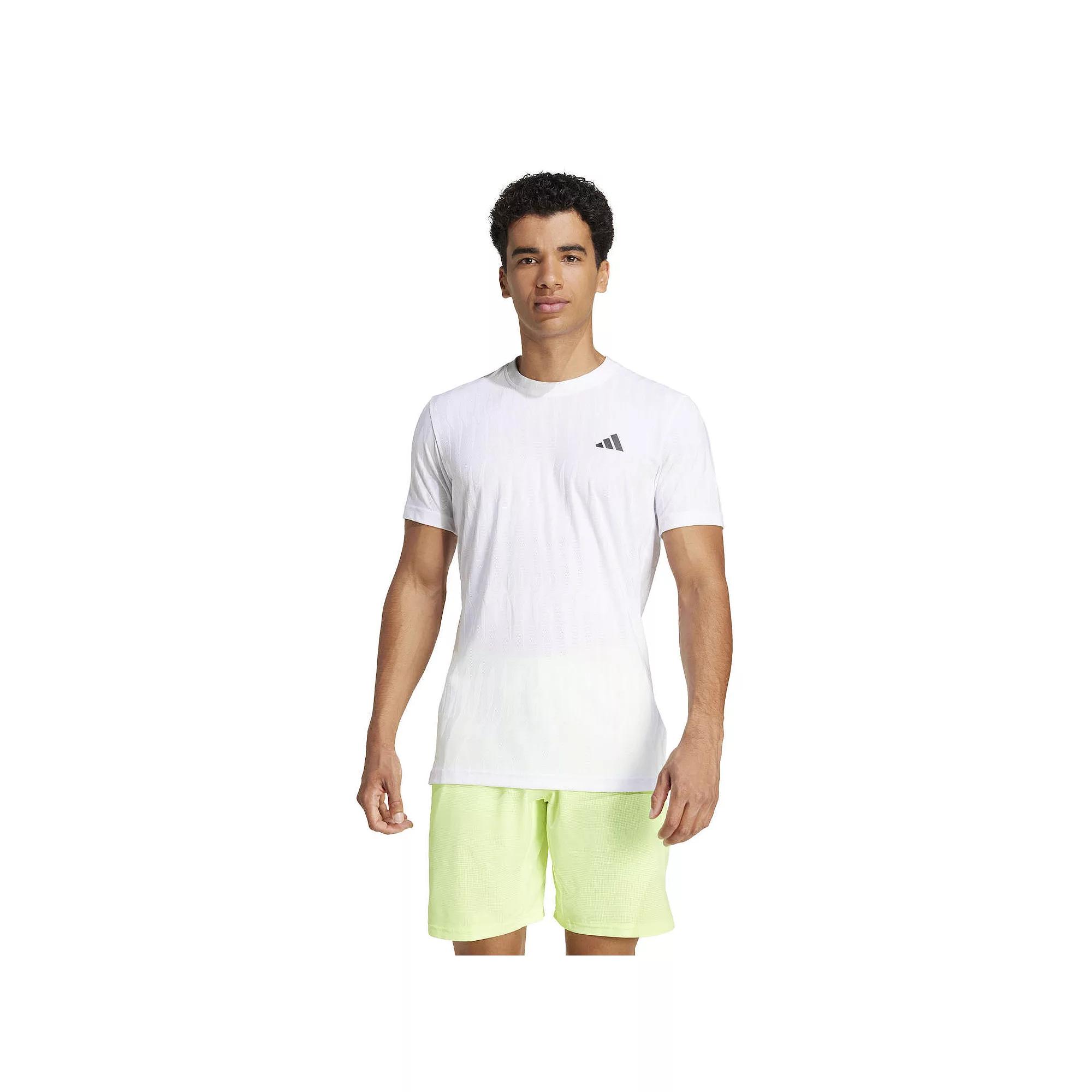 Men's adidas Tennis Climacool+ FreeLift T-Shirt,  Product Image