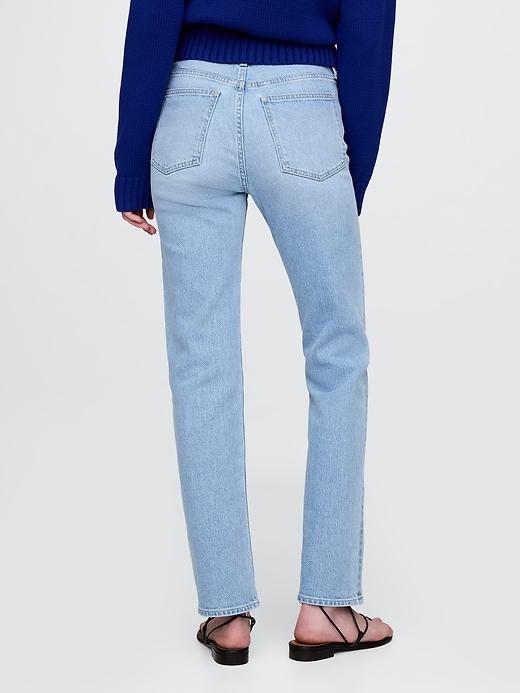 High Rise Studded &apos;90s Straight Jeans Product Image