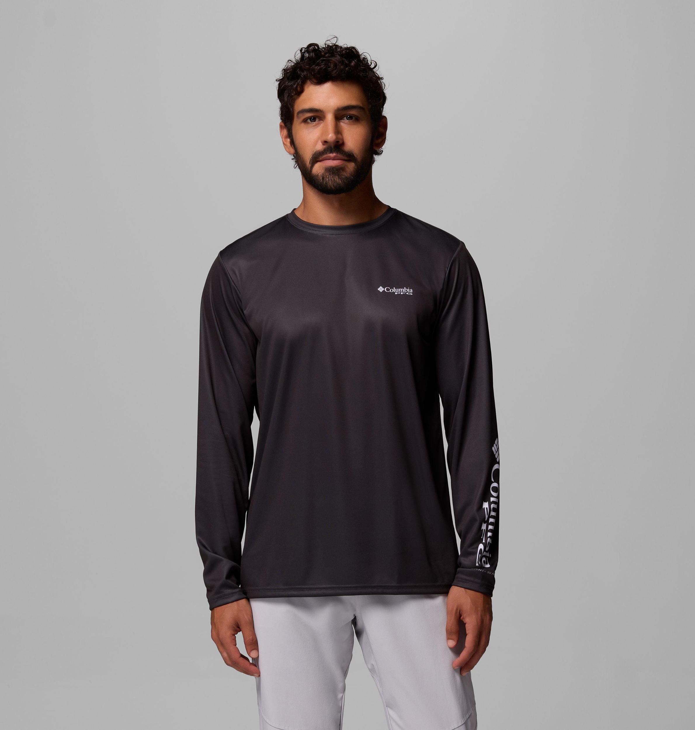 Columbia Mens Terminal Tackle PFG Horizon Line Long Sleeve Shirt- Product Image