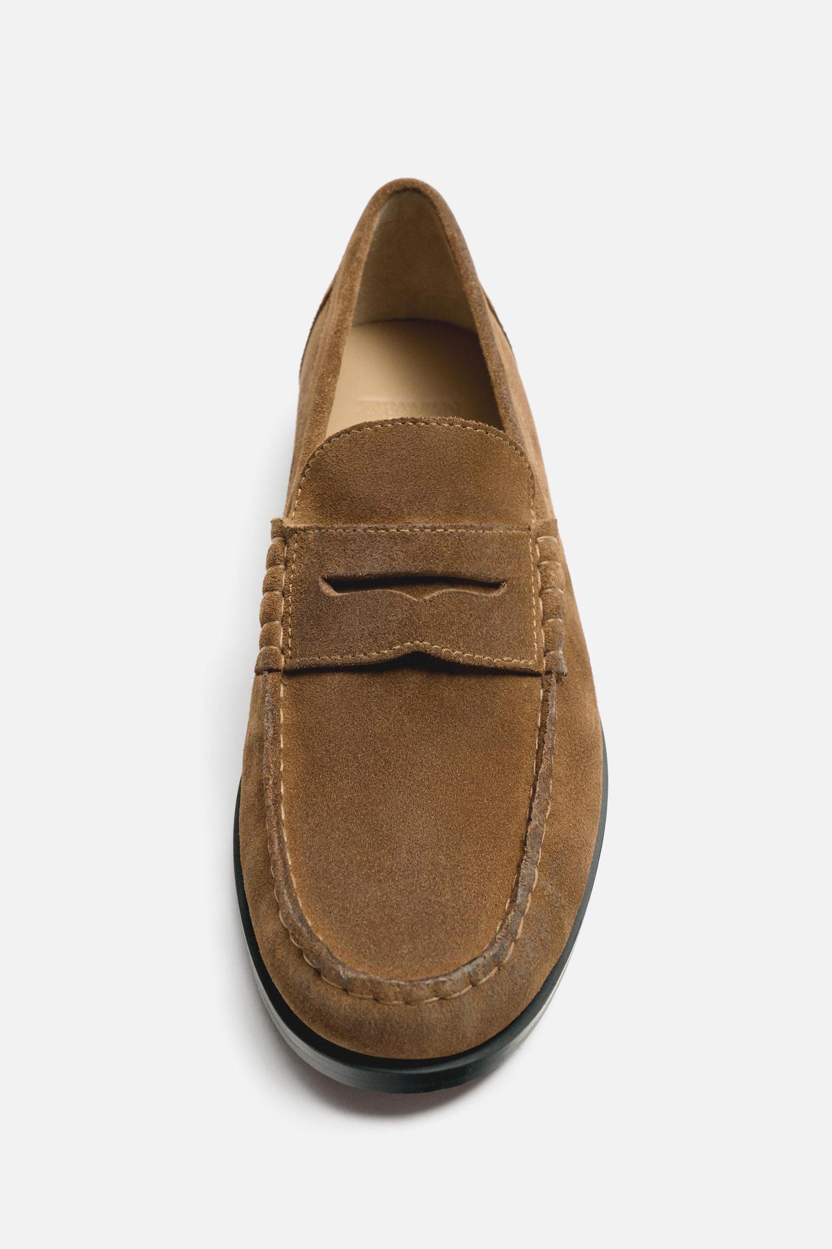 LEATHER SADDLE LOAFERS LIMITED EDITION Product Image