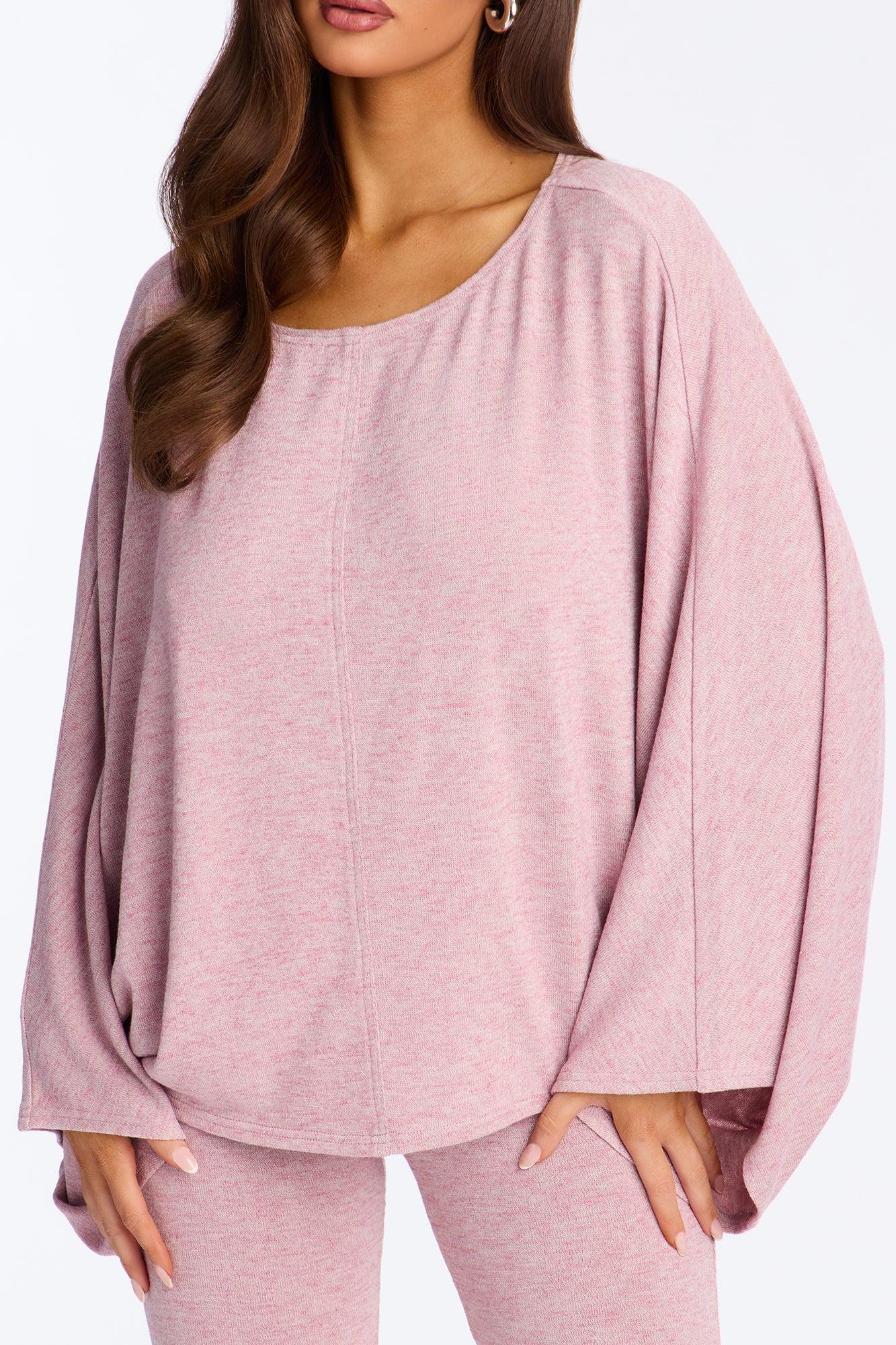 Amaya Capri Jumpsuit And Draped Top Set - Mauve Female Product Image