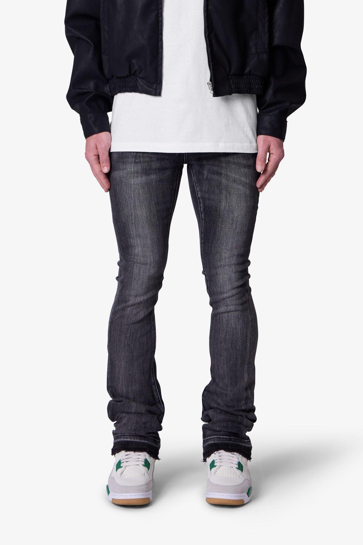 X514 Skinny Stacked Denim - Washed Black Product Image