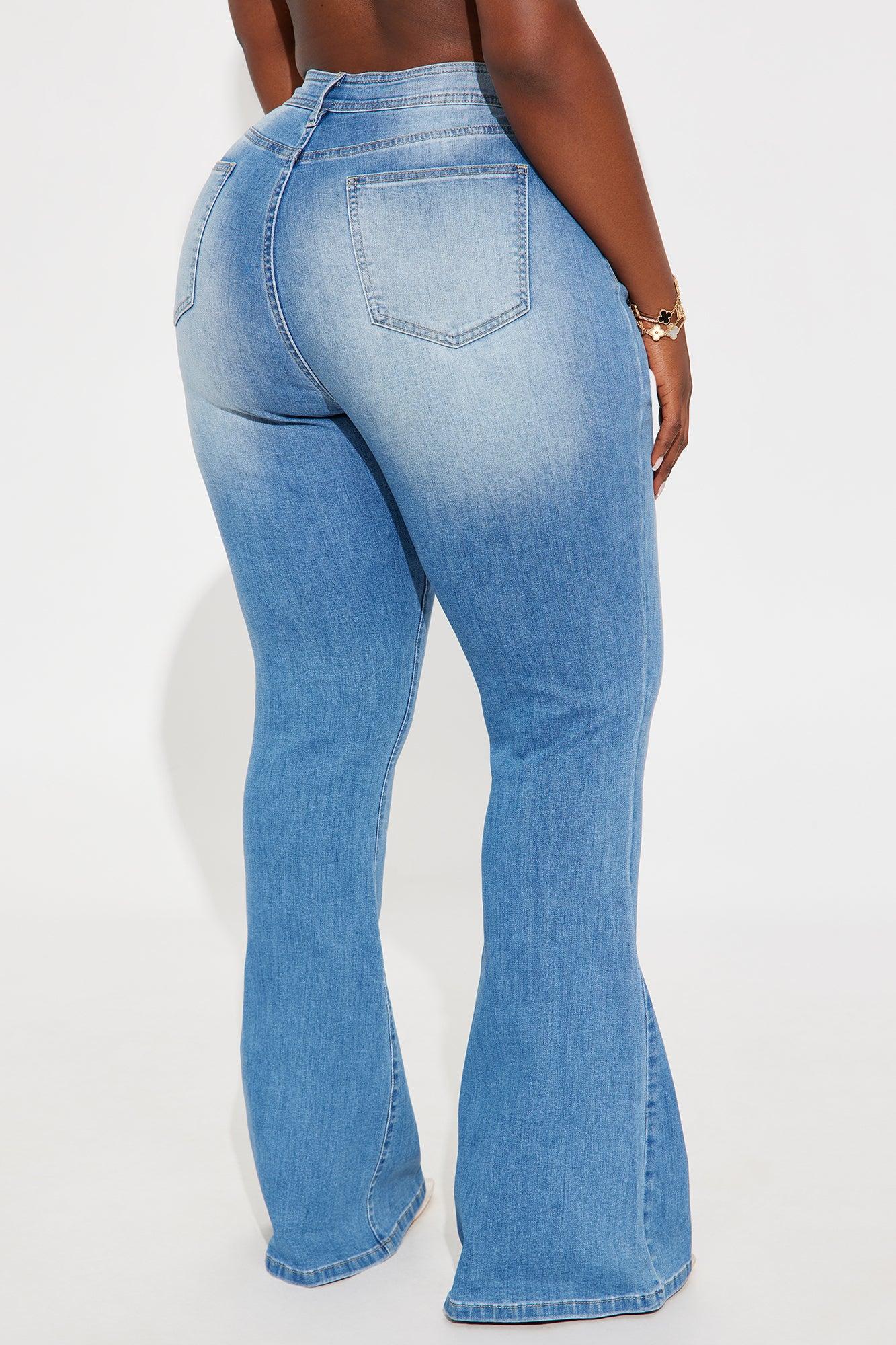 Je T'aime Denim Flare Jeans - Medium Wash Female Product Image