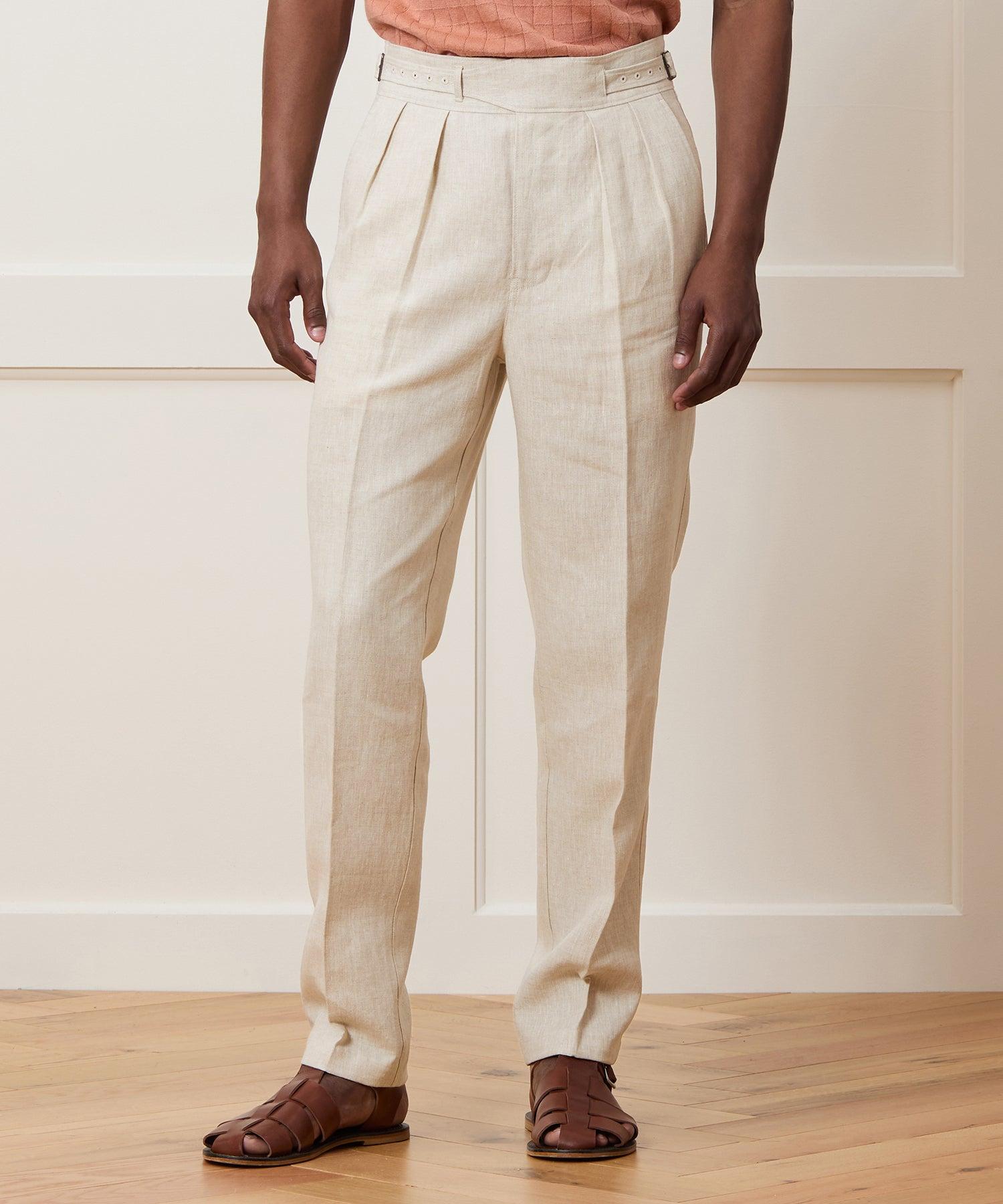 Irish Linen Gurkha Trouser Product Image