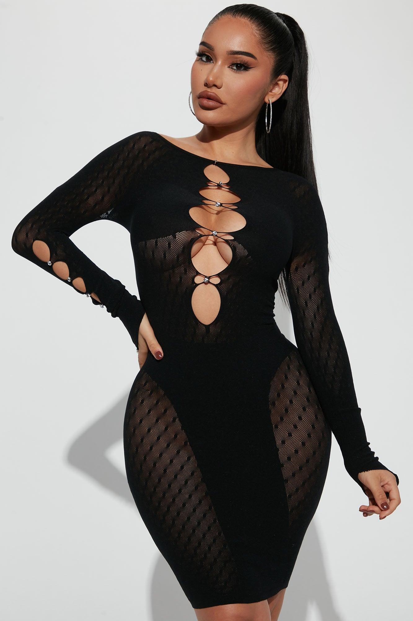 Teagan Mini Dress - Black Product Image