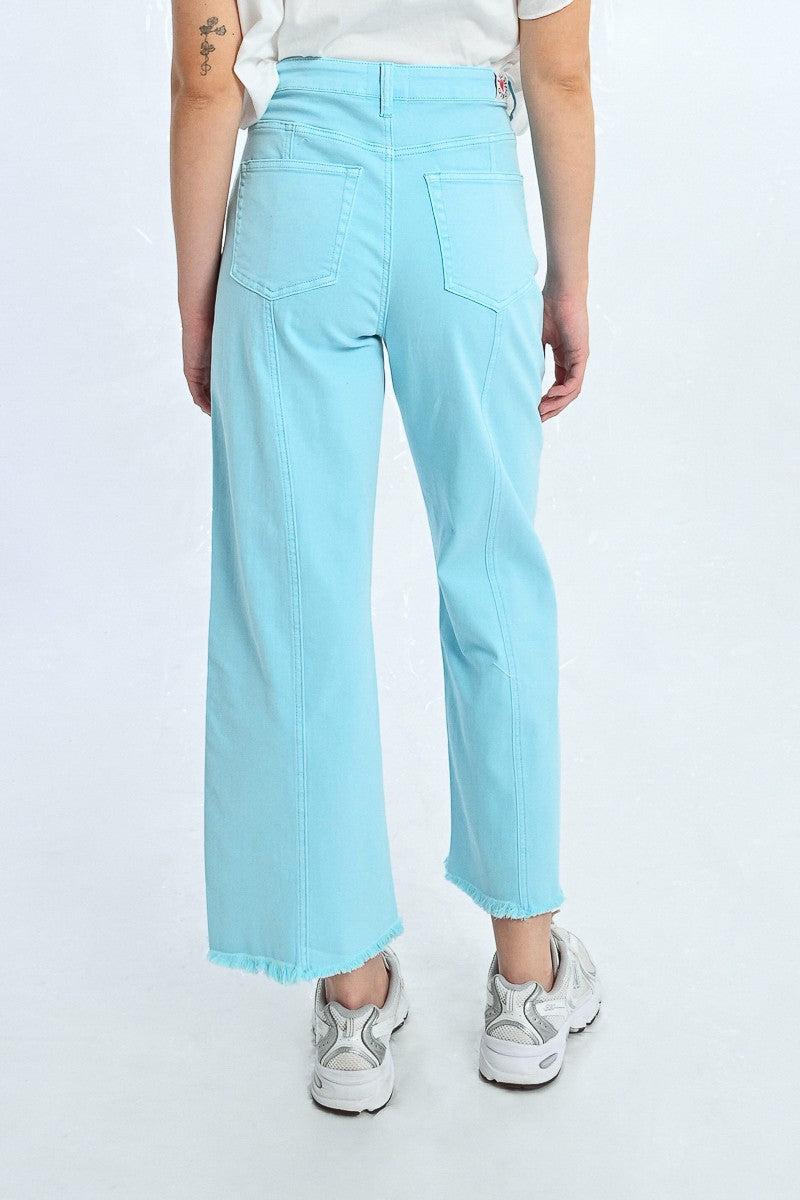 STRAIGHT FRINGE JEANS Product Image