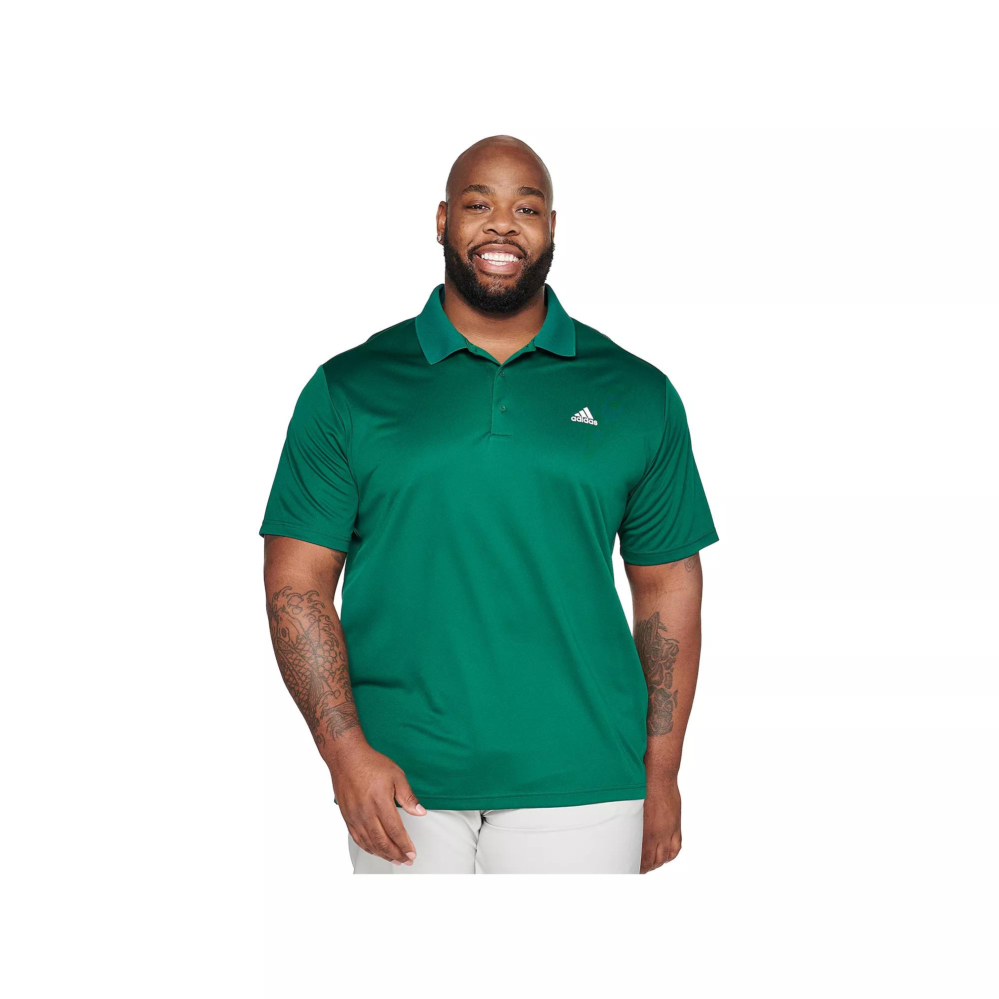 Big & Tall adidas Primegreen Performance Golf Polo, Men's,  Product Image