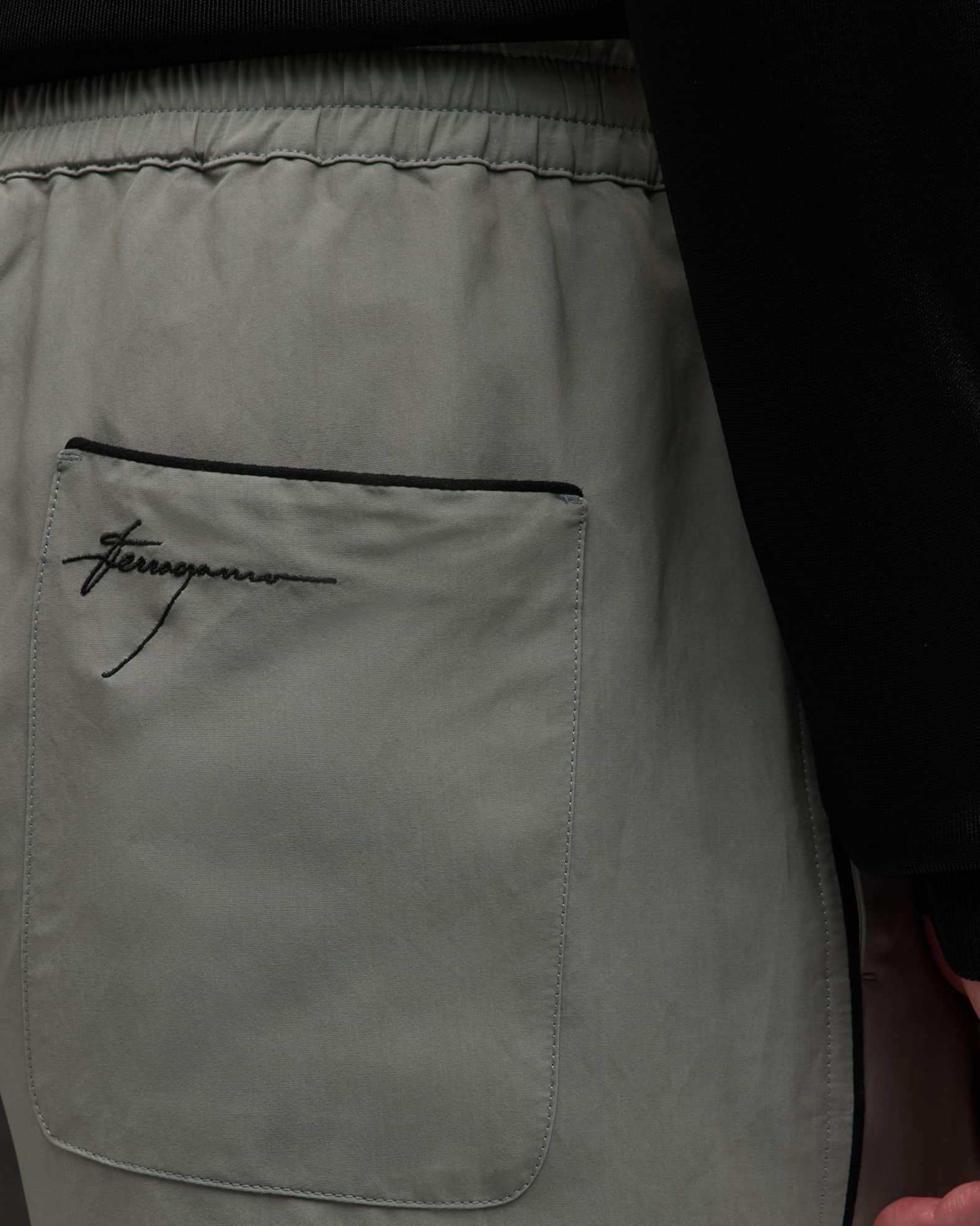 Men's Piped Nylon-Blend Shorts Product Image