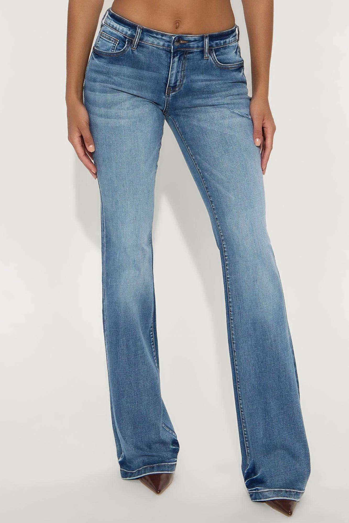 Tall Can't Compete Low Rise Stretch Bootcut Jean - Medium Wash Female Product Image