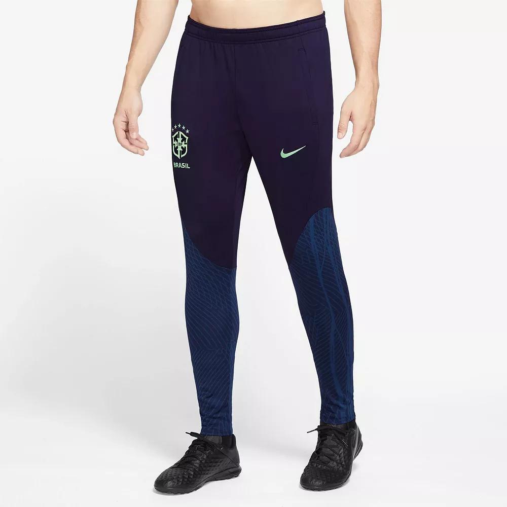 Men's Nike Navy Brazil National Team Strike Performace Track Pants,  Product Image