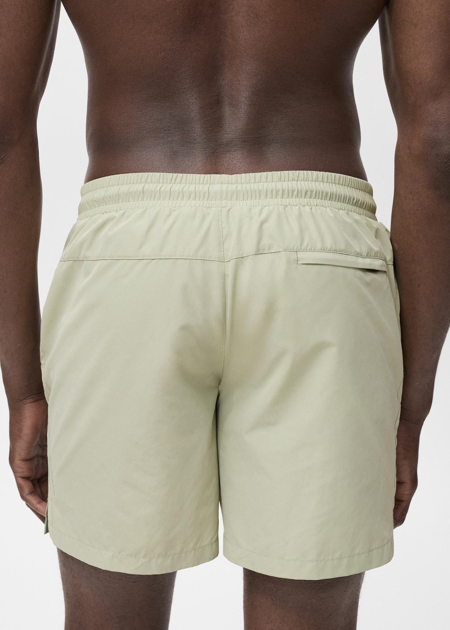 Swimsuit with zip pockets - Men | MANGO USA Product Image