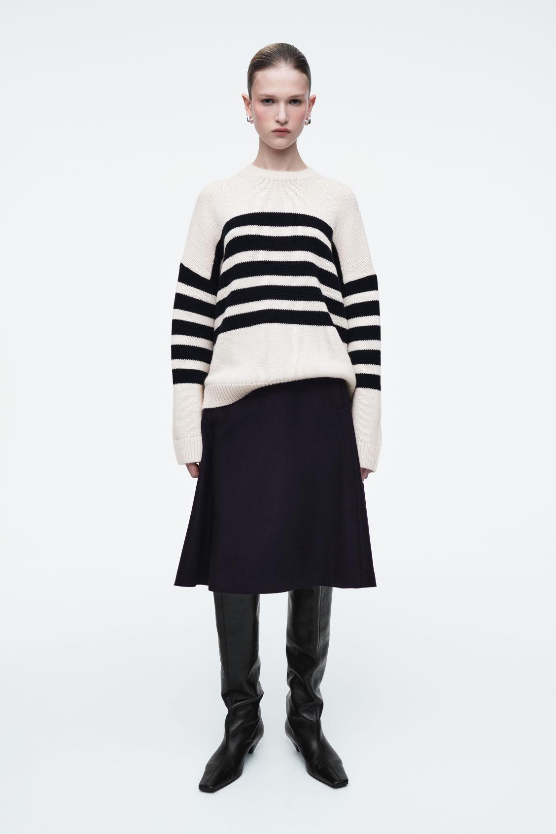 STRIPED WOOL SWEATER Product Image