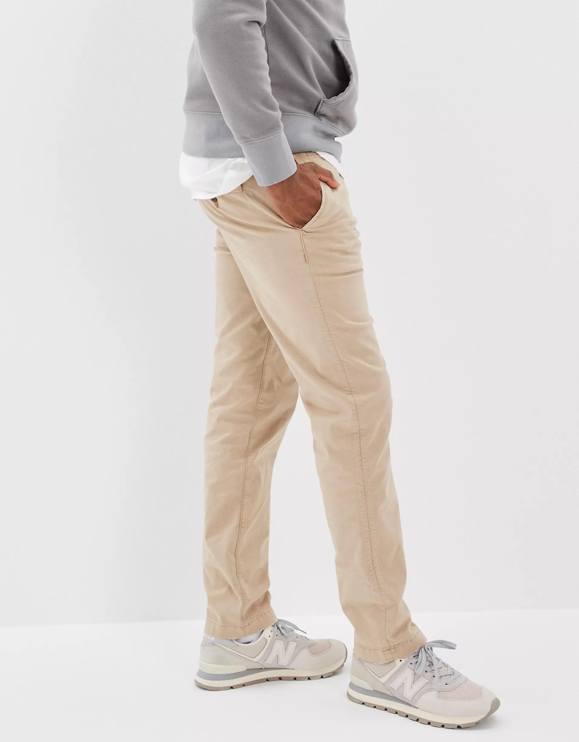 AE Flex Original Straight Lived-In Khaki Pant Product Image